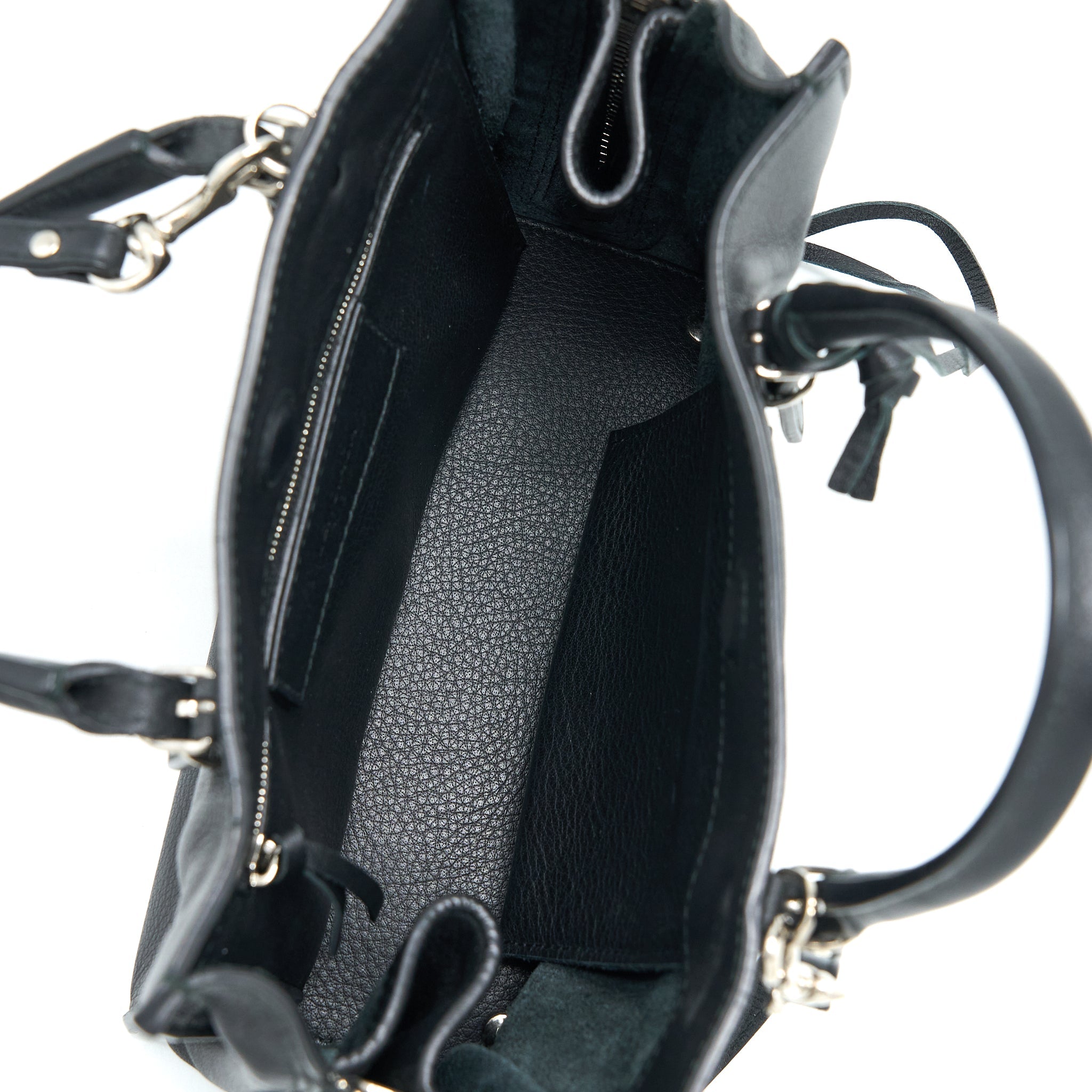 BALENCIAGA PAPIER MINI TOTE BAG BLACK SHW
