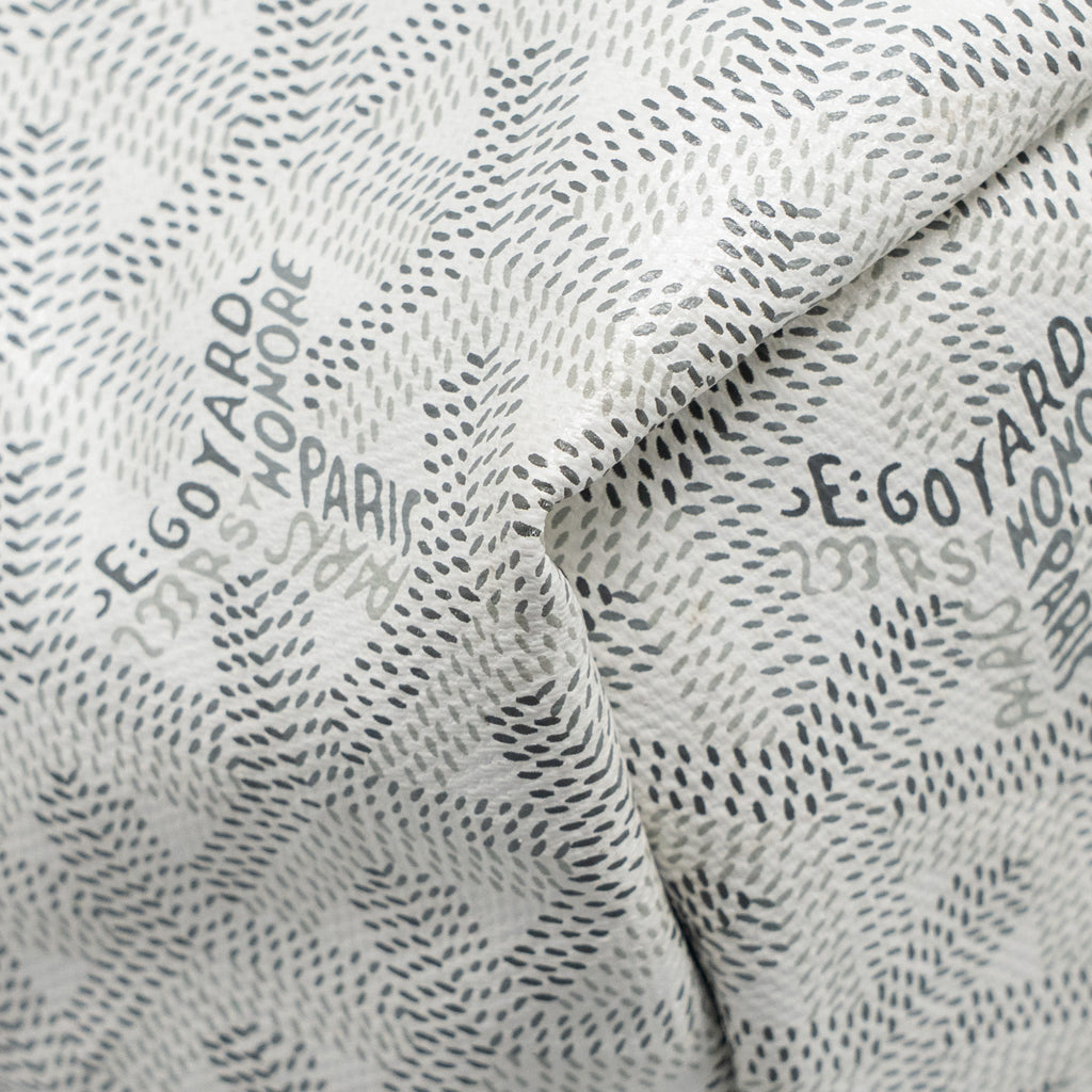 GOYARD SAINT LOUIS PM TOTE LIMITED EDITION GOYARDINE CANVAS/CALFSKIN WHITE/BLUE/YELLOW SHW