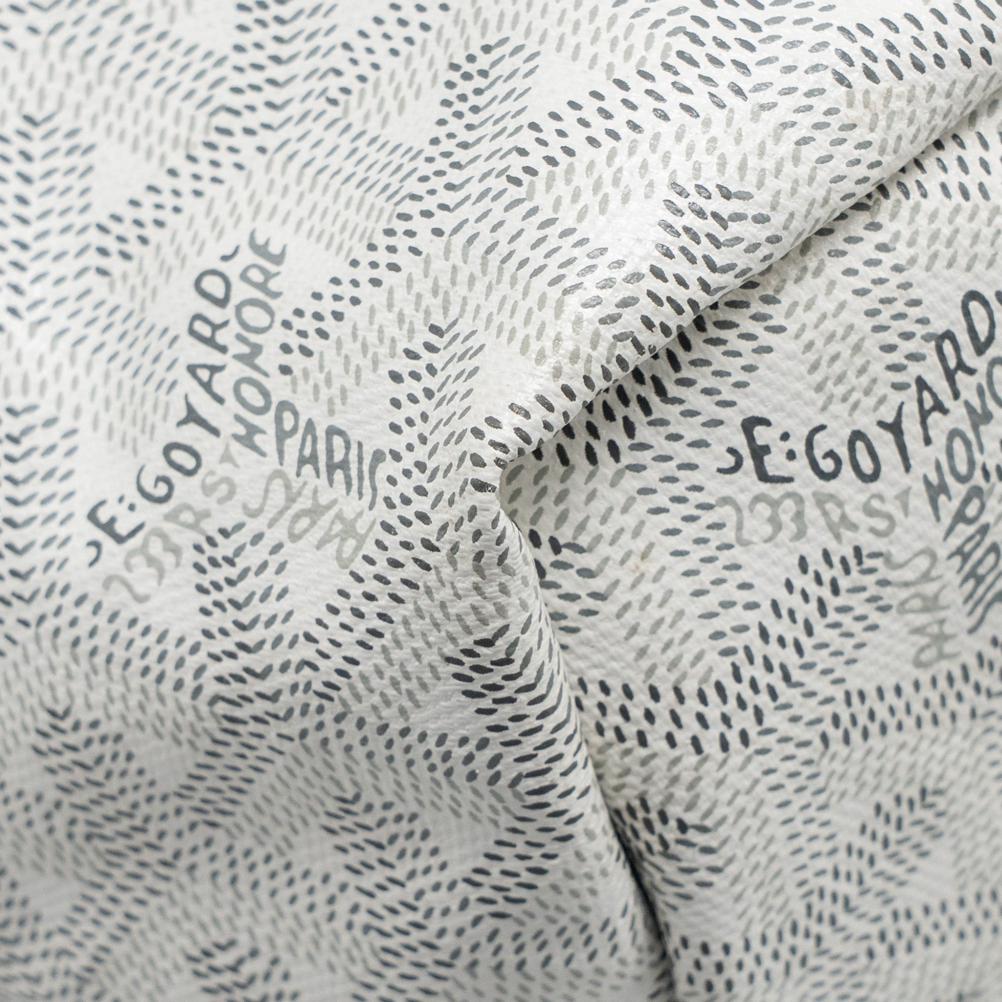 GOYARD SAINT LOUIS PM TOTE LIMITED EDITION GOYARDINE CANVAS/CALFSKIN WHITE/BLUE/YELLOW SHW