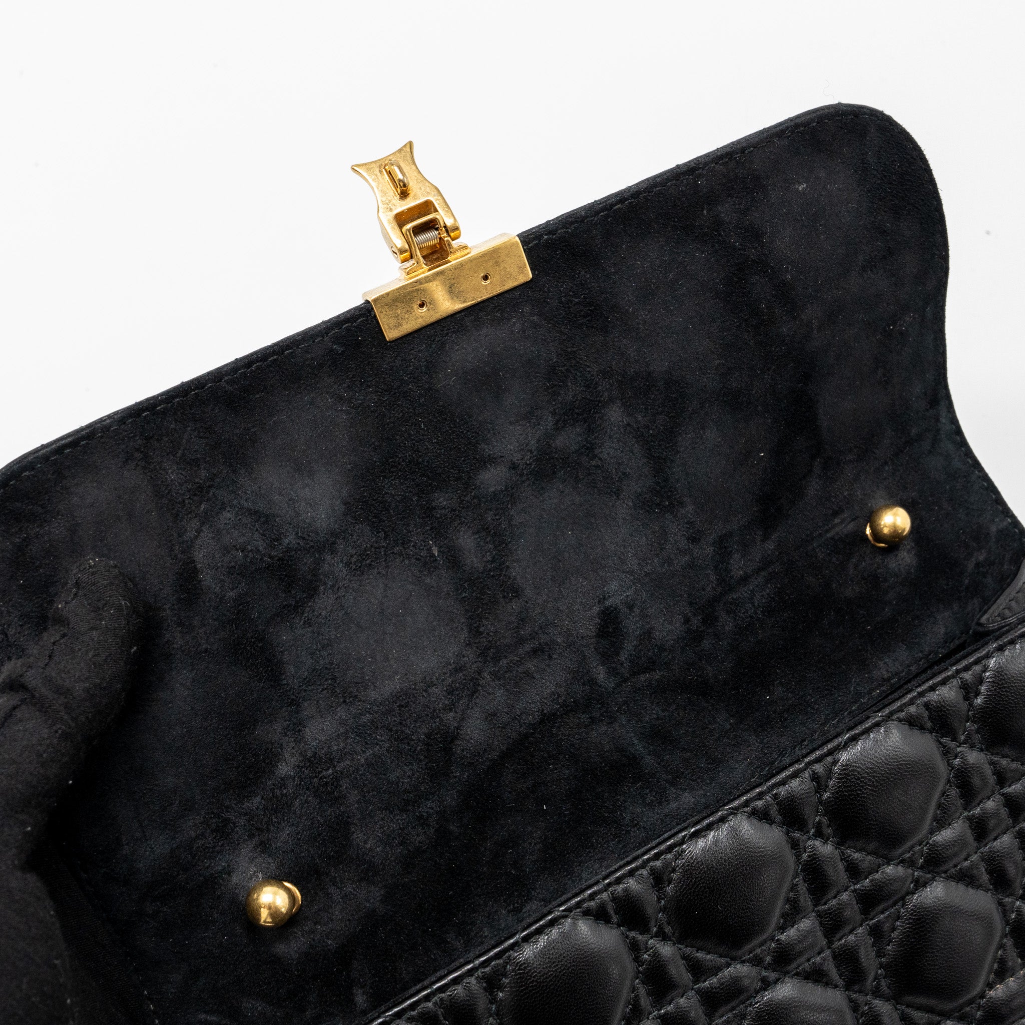 DIOR ADDICT FLAP BAG LAMBSKIN BLACK GHW