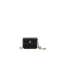 CHANEL 2021 PEARL CRUSH BELT BAG BLACK WITH GHW