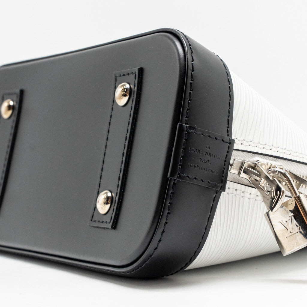 LOUIS VUITTON STRIPE ALMA BB EPI LEATHER WHITE/MULTICOLOUR SHW