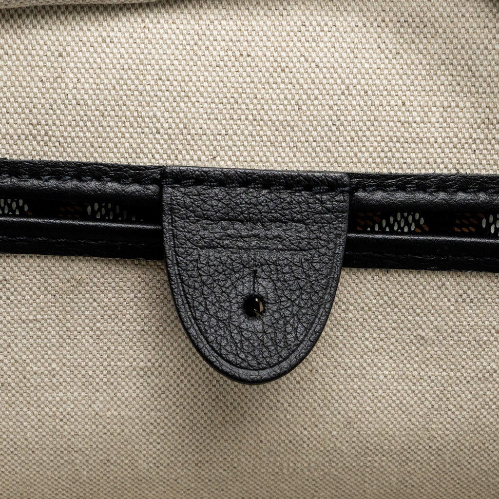 GOYARD ARTOIS TOTE GOYARDINE CANVAS BLACK SHW