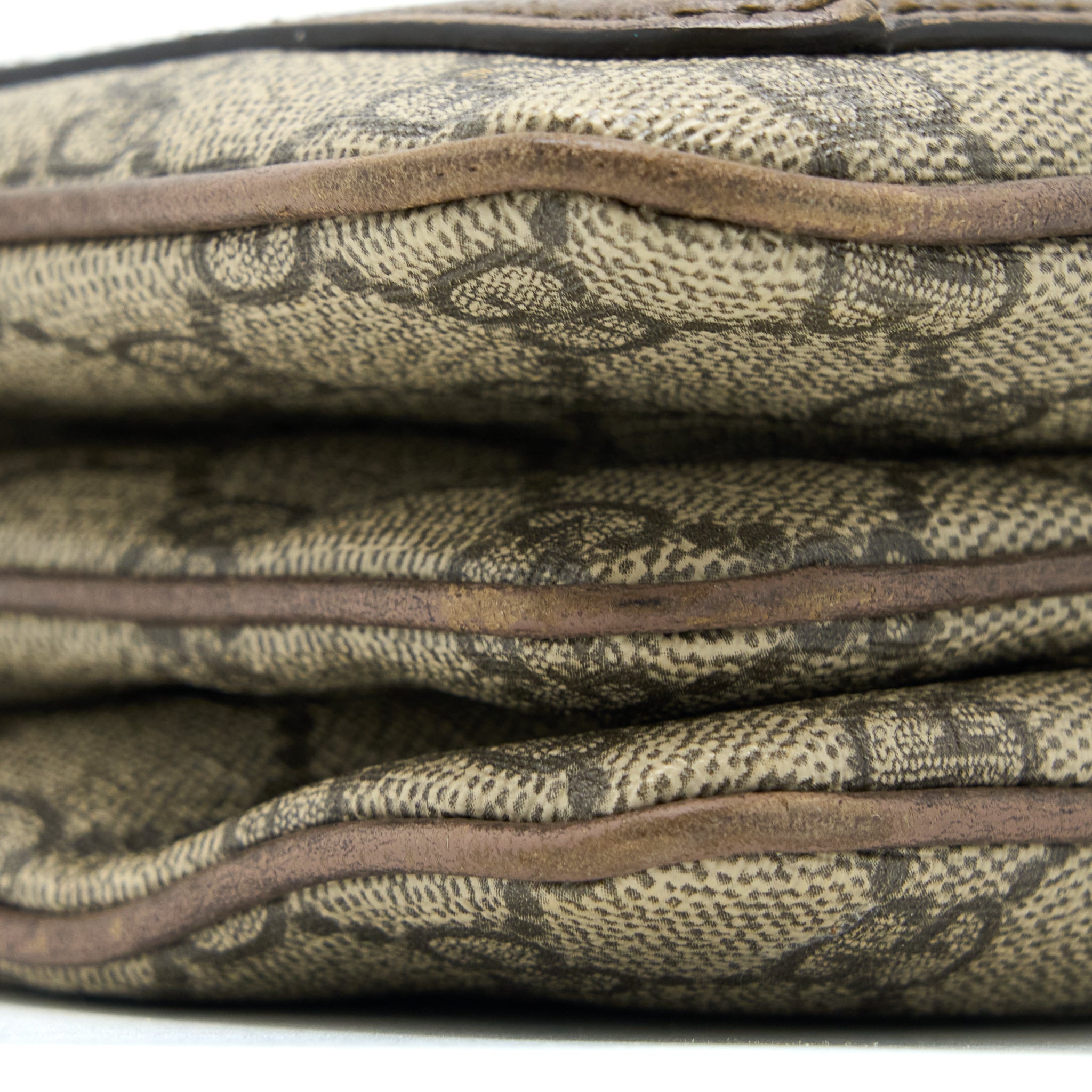GUCCI OPHIDIA CROSSBODY BAG GG SUPREME CANVAS/LEATHER GHW
