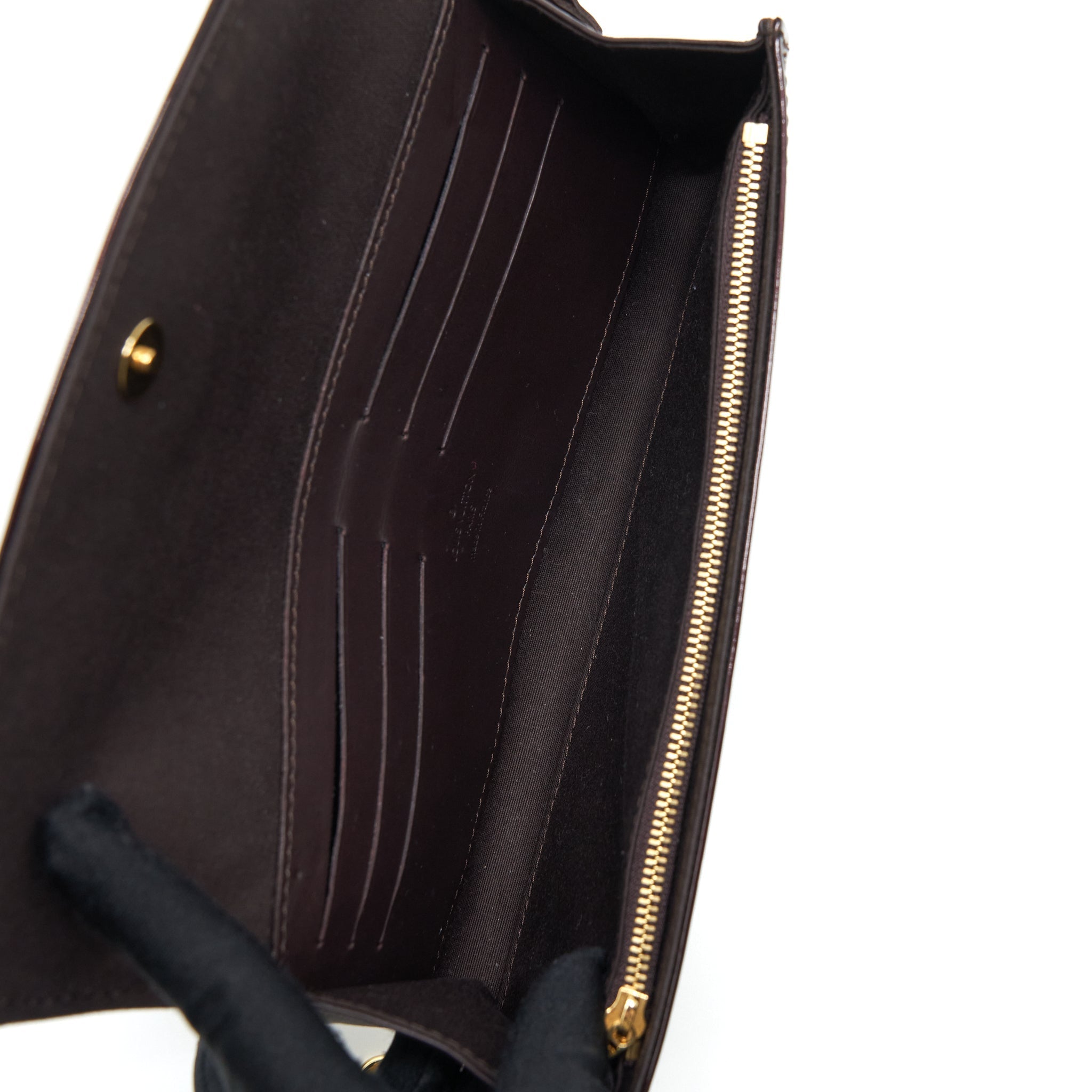 LOUIS VUITTON SUNSET BOULEVARDE PATENT DARK RED GHW