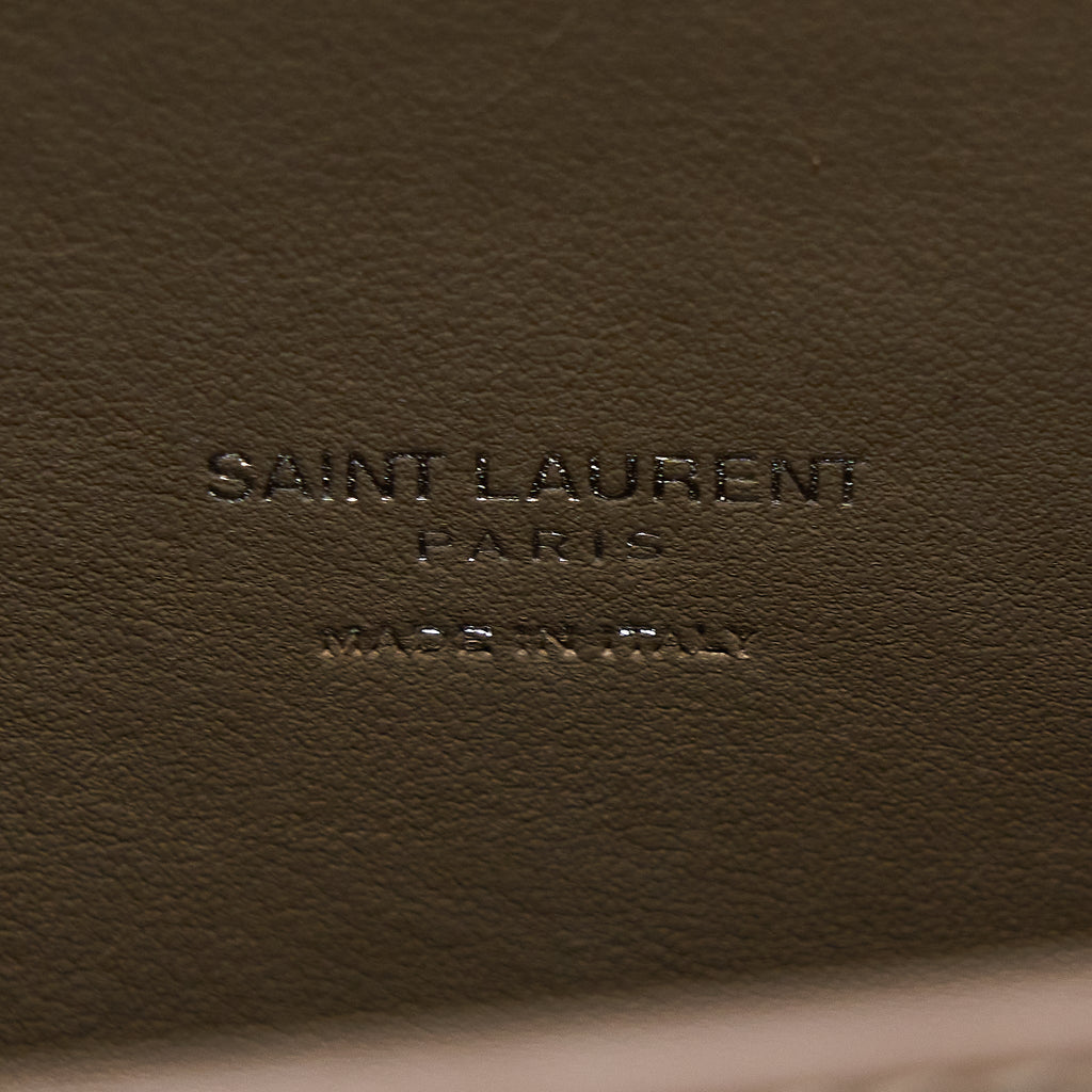 SAINT LAURENT SAC DE JOUR CALFSKIN TAUPE SHW