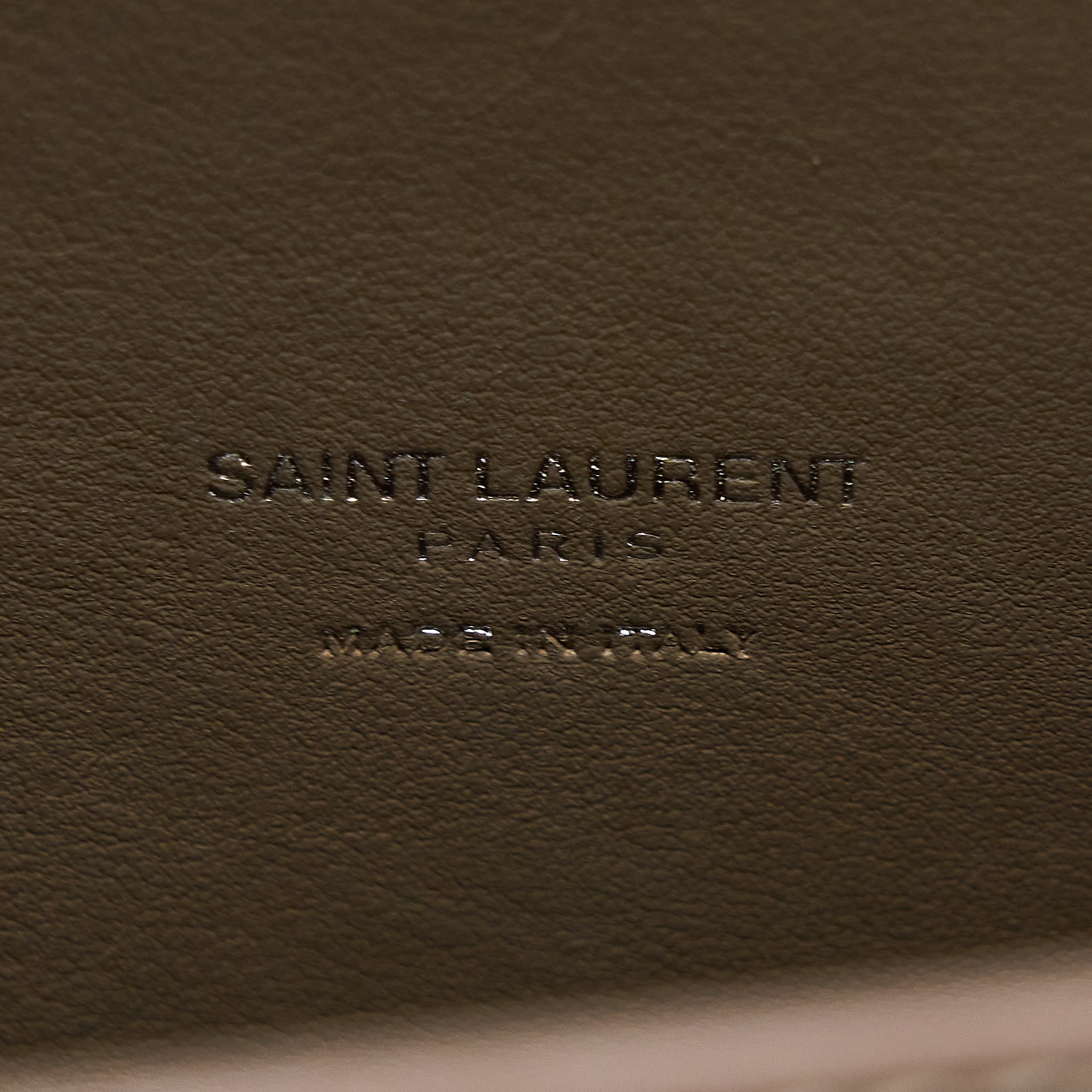 SAINT LAURENT SAC DE JOUR CALFSKIN TAUPE SHW