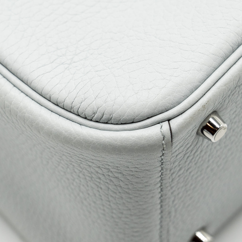 HERMES MINI LINDY CLEMENCE BLUE PALE SHW