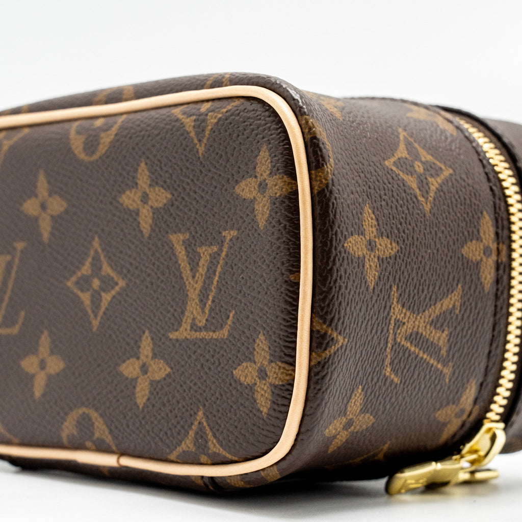 LOUIS VUITTON NICE NANO MONOGRAM CANVAS GHW