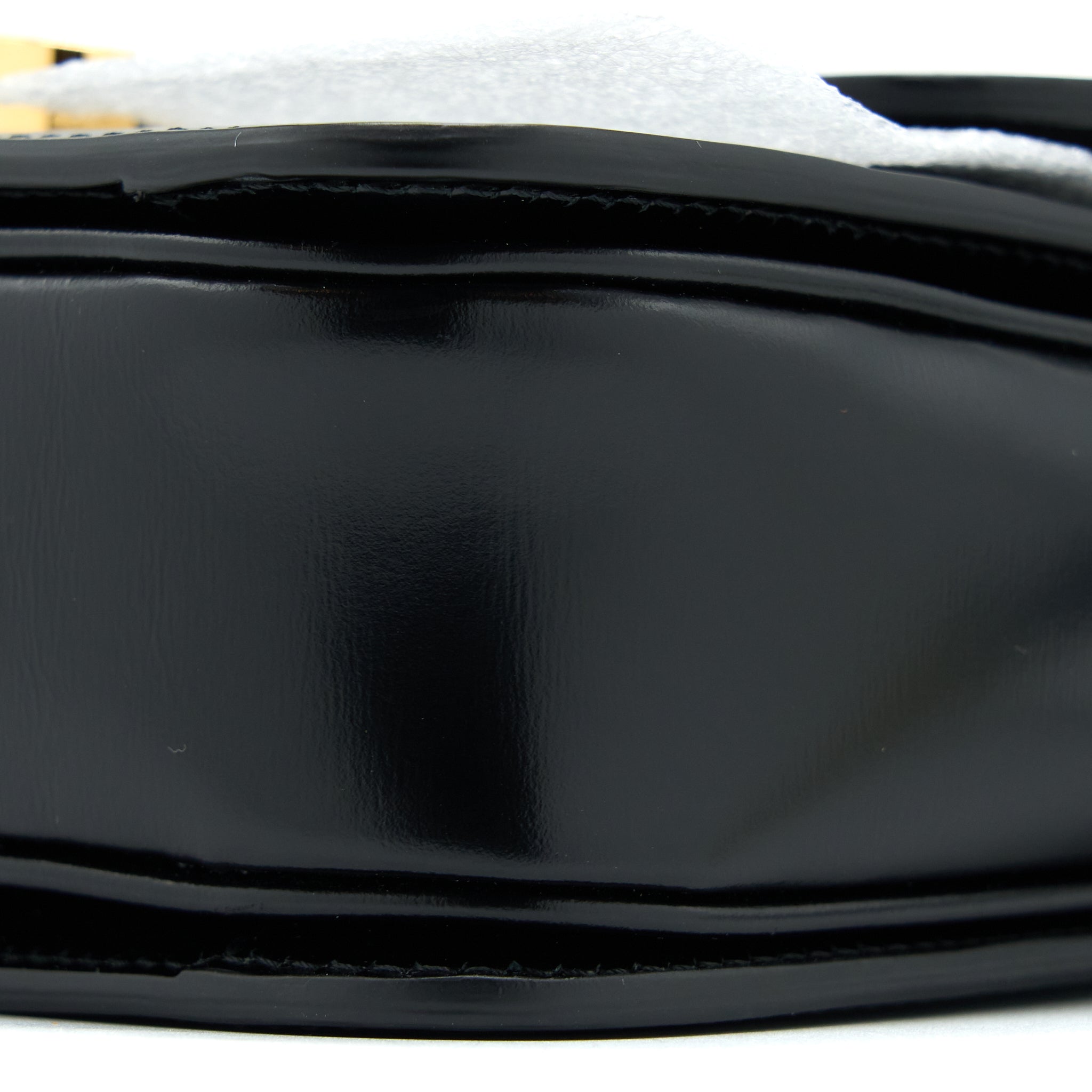 CELINE TEEN TRIOMPHE SHOULDER BAG CALFSKIN BLACK GHW