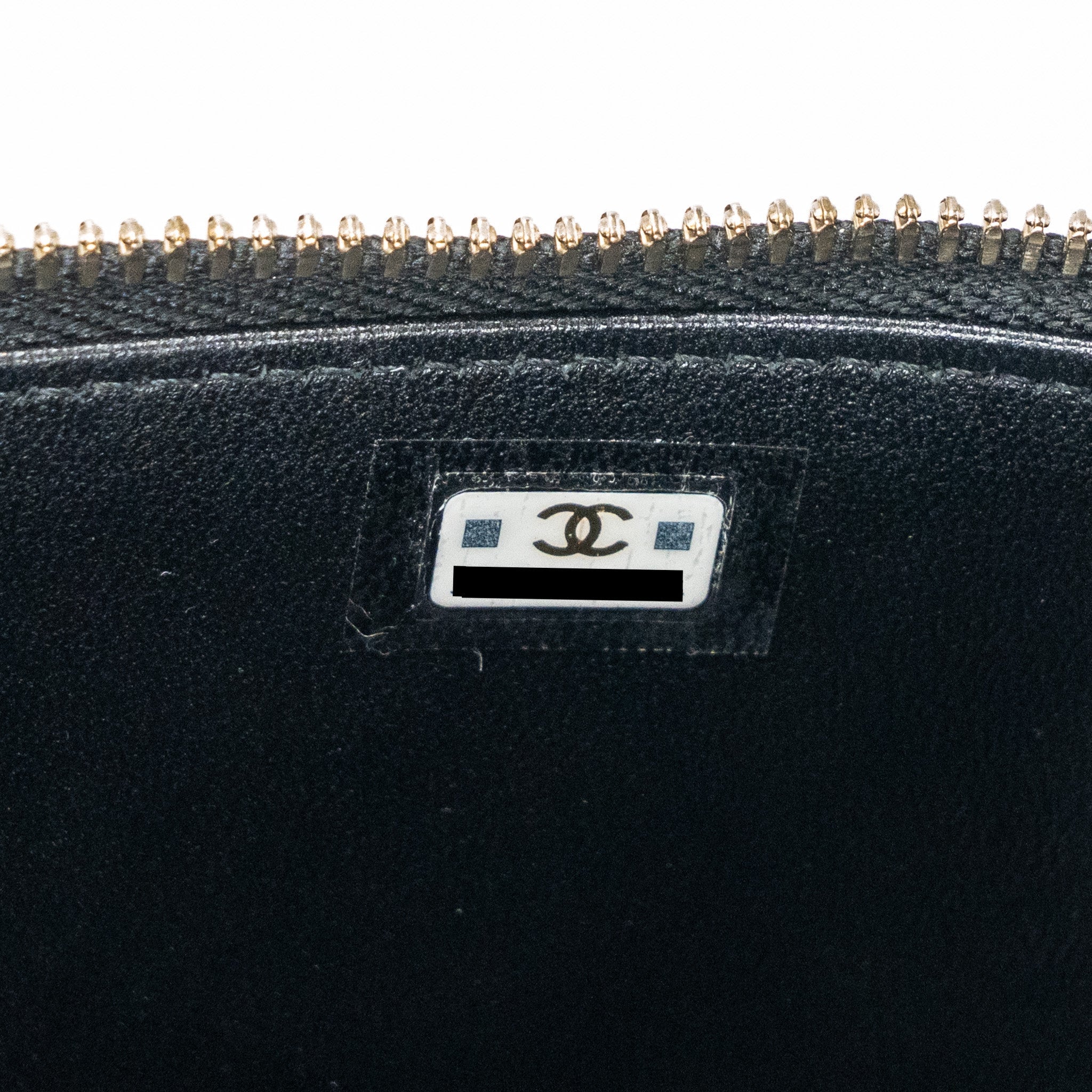 CHANEL TOP HANDLE LONG VANITY WITH CHAIN LAMBSKIN BLACK LGHW(MICROCHIP)