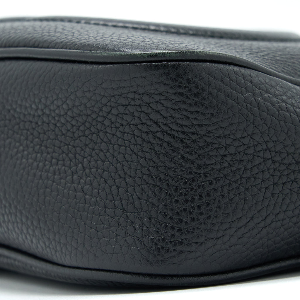 GUCCI SOHO DISCO CAMERA BAG CALFSKIN BLACK LGHW