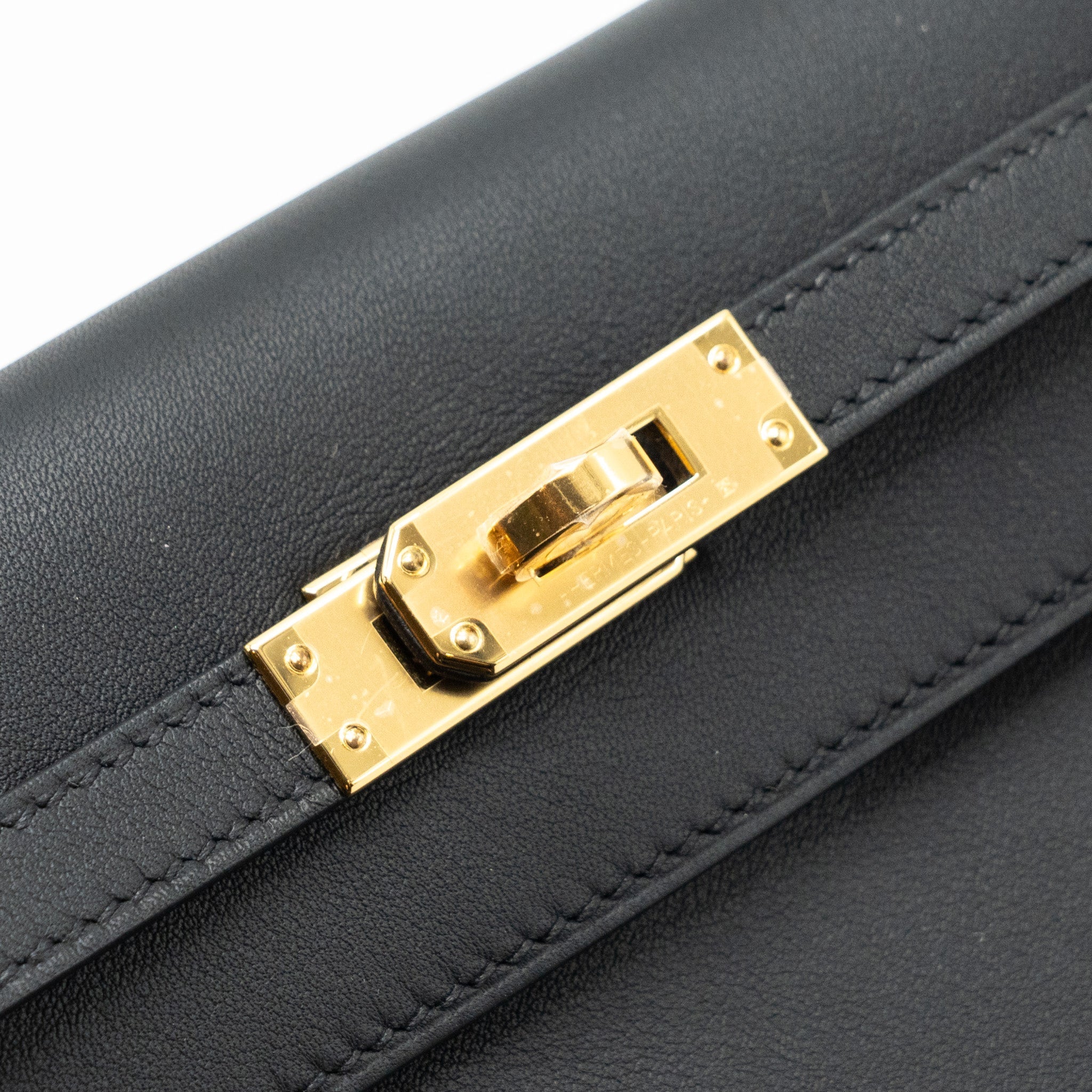 HERMES KELLY DANSE SWIFT BLACK GHW