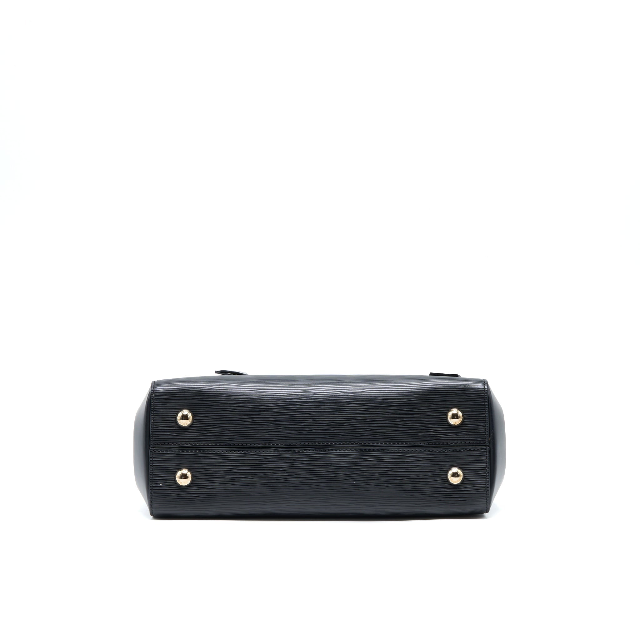 LOUIS VUITTON CLUNY MM EPI BLACK SHW WITH INITIAL S.S