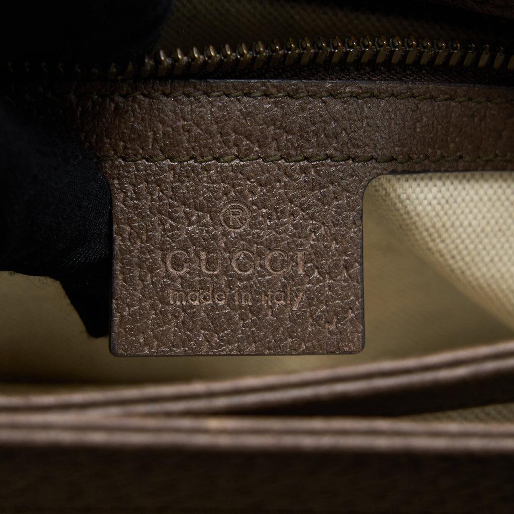 GUCCI OPHIDIA CROSSBODY BAG GG SUPREME CANVAS/LEATHER GHW