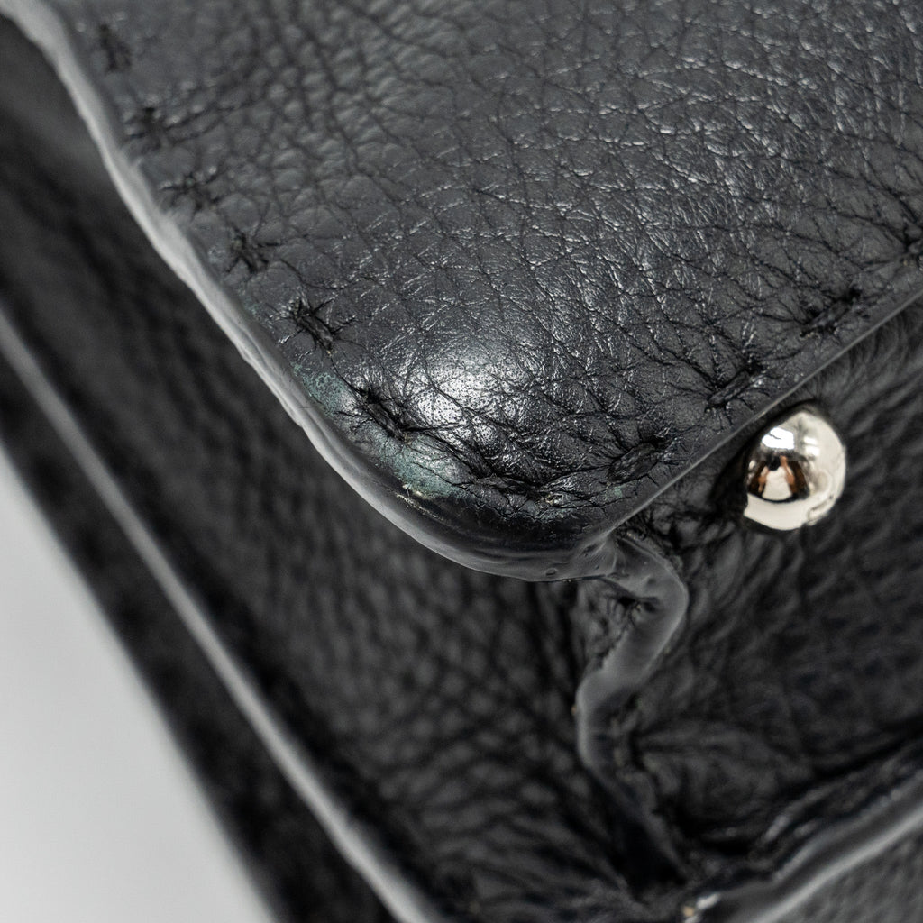 FENDI MEDIUM PEEKABOO BAG CALFSKIN BLACK SHW