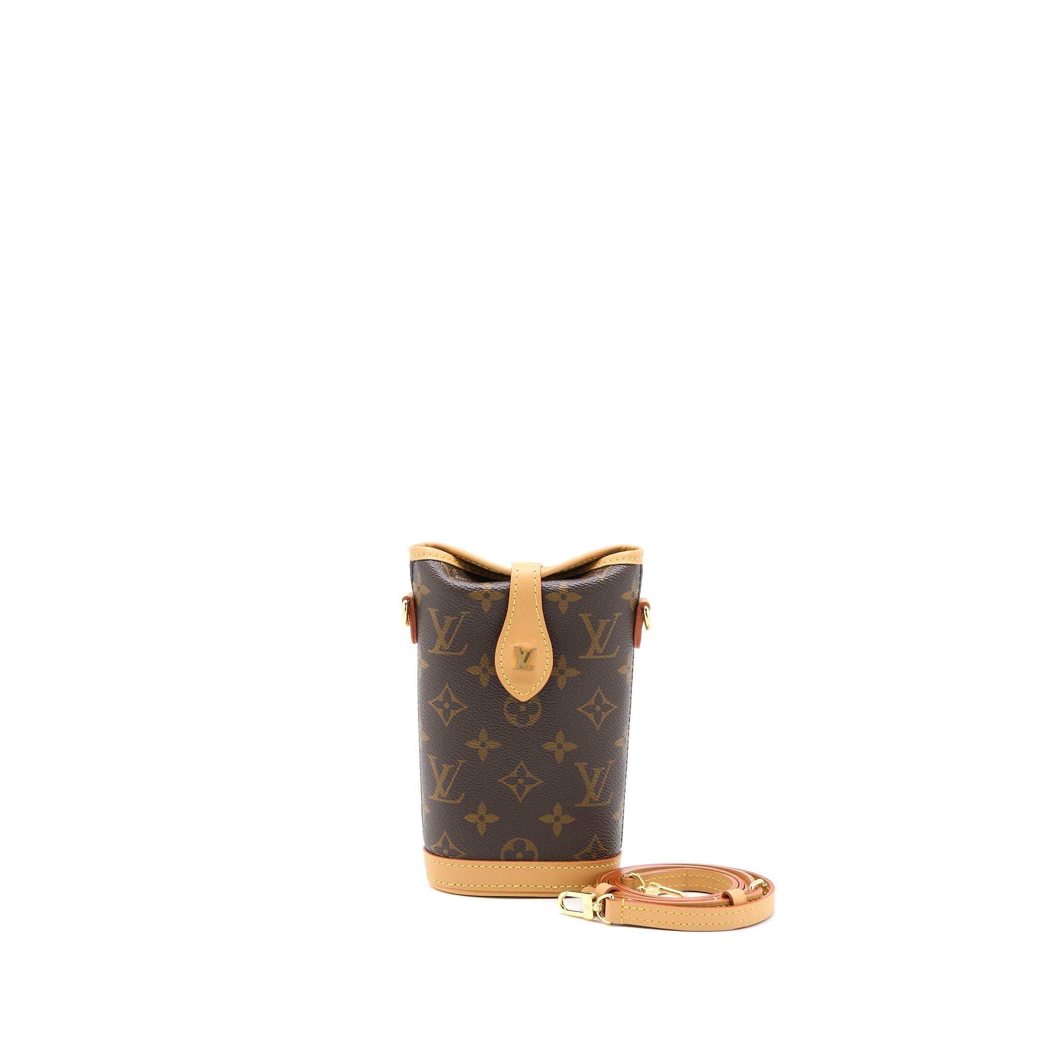 LOUIS VUITTON FOLD ME POUCH MONOGRAM CANVAS GHW