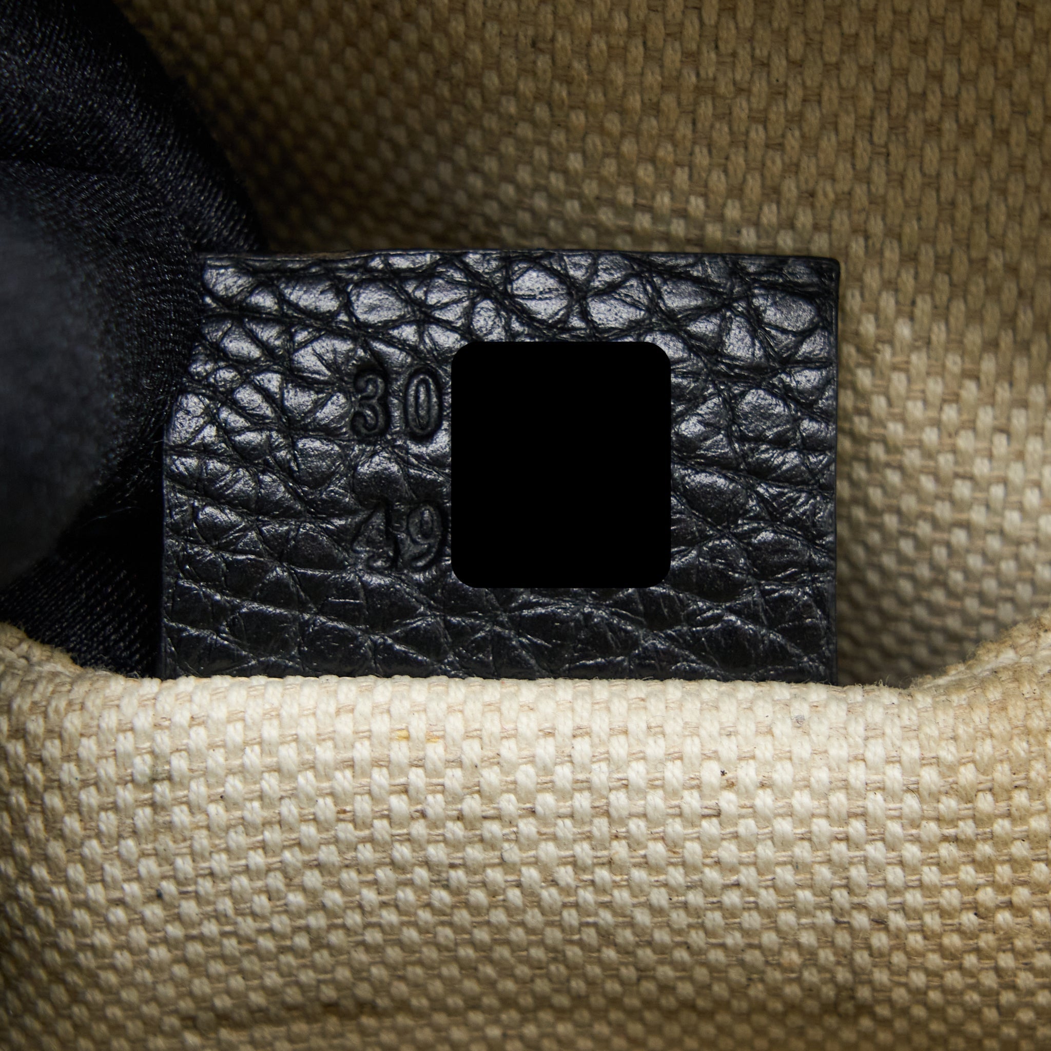 GUCCI SOHO DISCO CAMERA BAG CALFSKIN BLACK LGHW