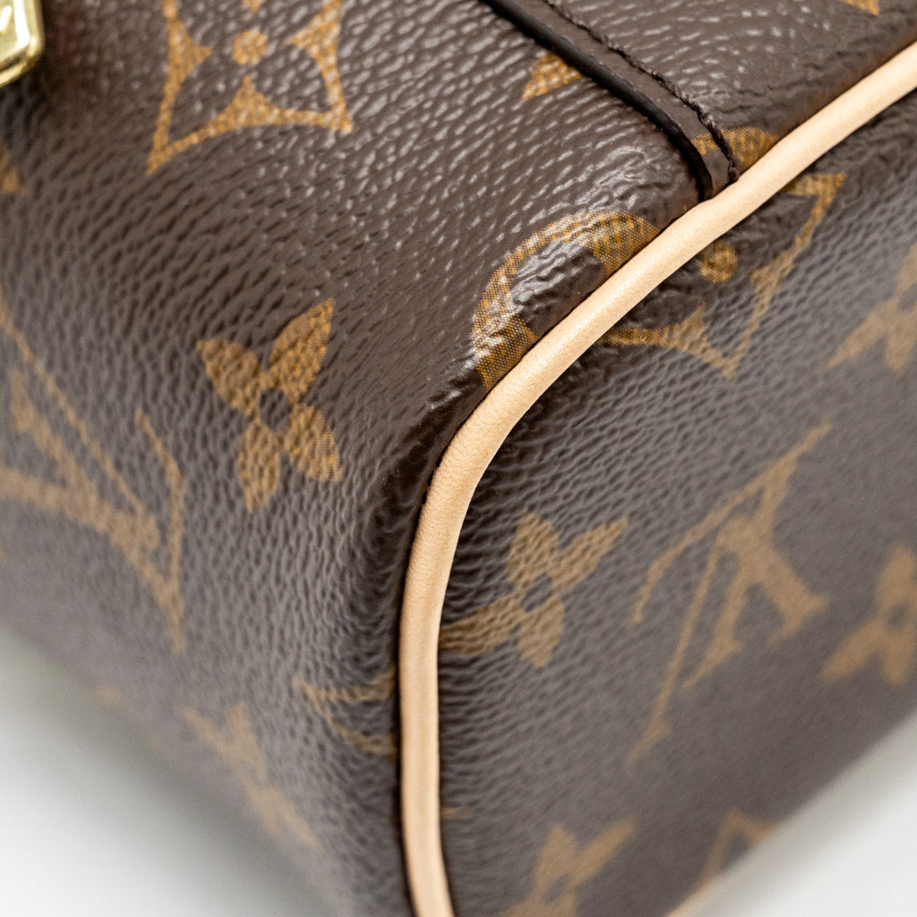 LOUIS VUITTON NICE NANO MONOGRAM CANVAS GHW