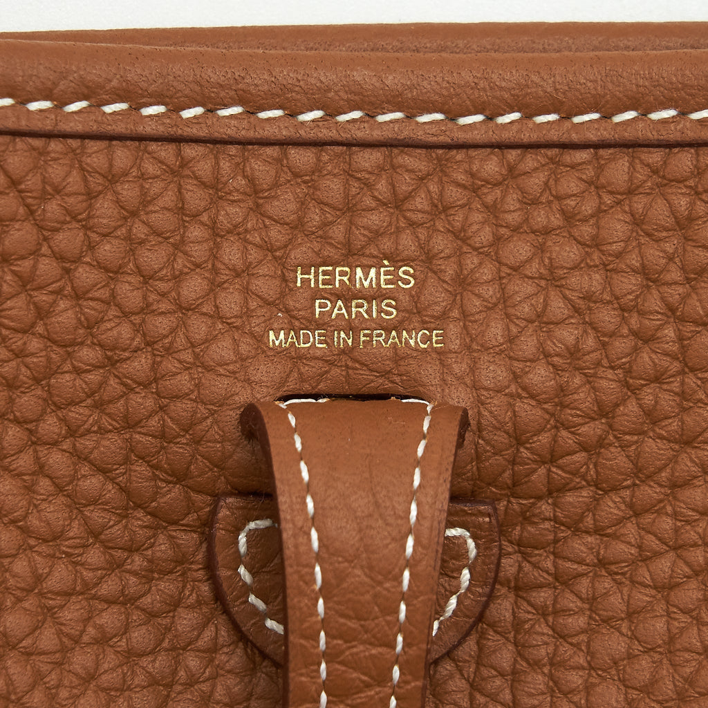 HERMES MINI EVELYNE 16 GOLD  GHW