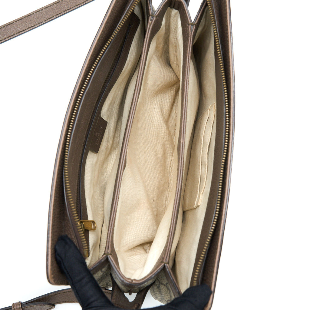 GUCCI OPHIDIA CROSSBODY BAG GG SUPREME CANVAS/LEATHER GHW