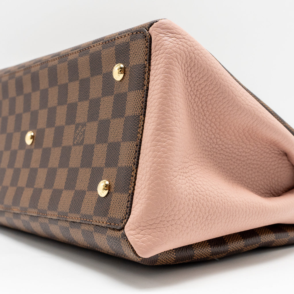 LOUIS VUITTON NORMANDY TOTE BAG DAMIER EBENE CANVAS MAGNOLIA GHW