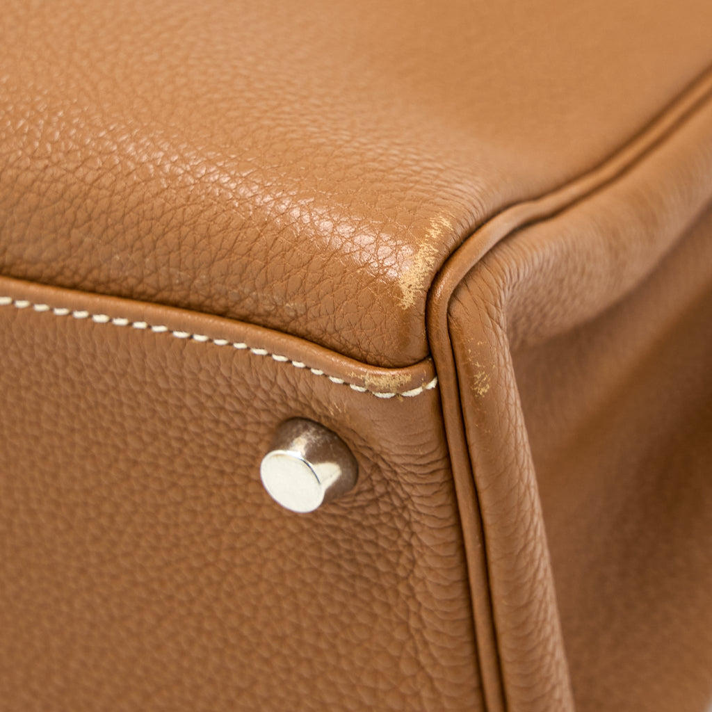HERMES KELLY 32 CALFSKIN GOLD SHW