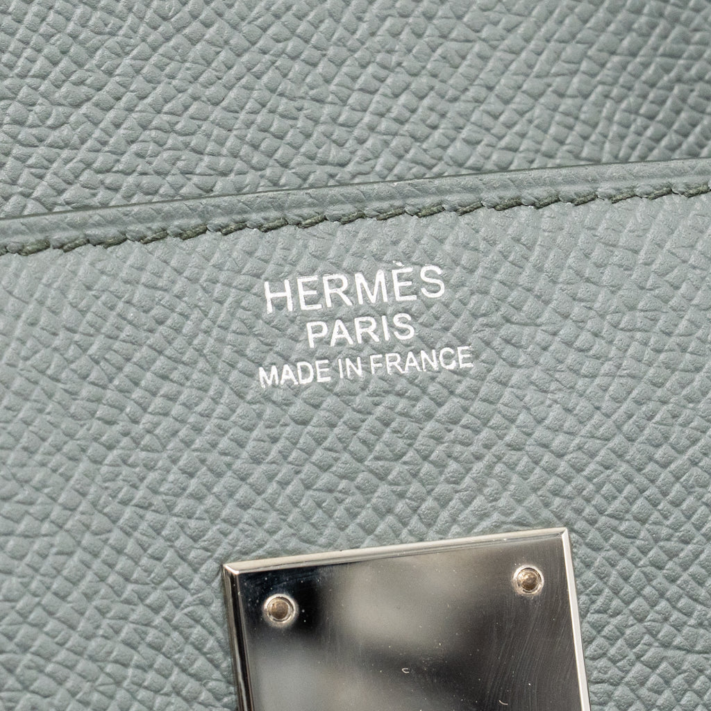 HERMES BIRKIN 30 EPSOM VERT AMANDE SHW