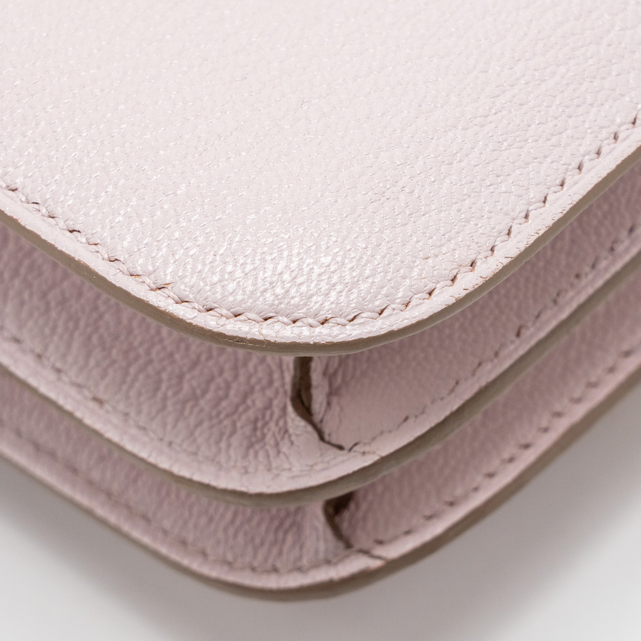 HERMES MINI CONSTANCE CHÈVRE MYSORE MAUVE PALE RGHW