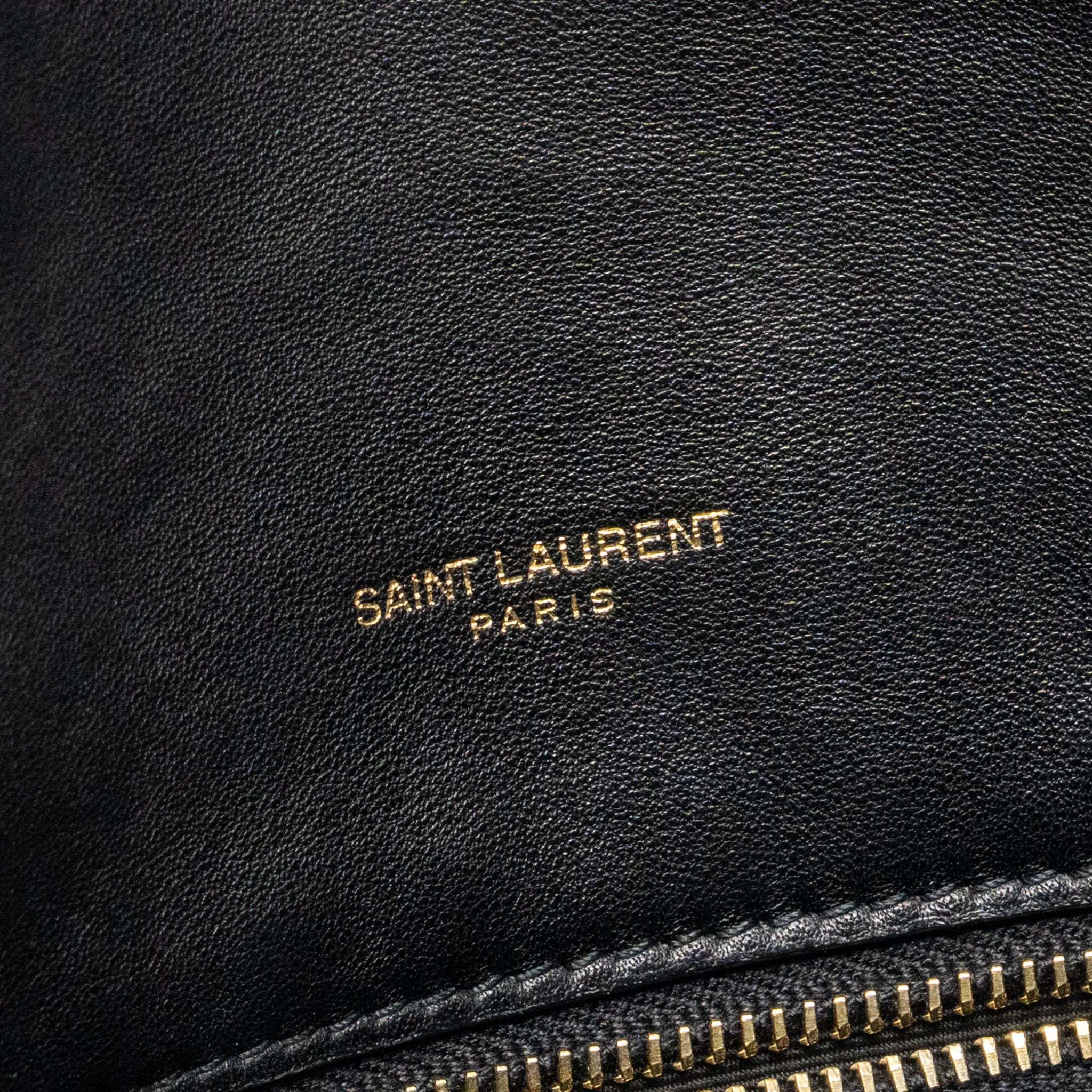 SAINT LAURENT/YSL SMALL PUFFER BAG NAPPA BLACK MULTICOLOUR HARDWARE