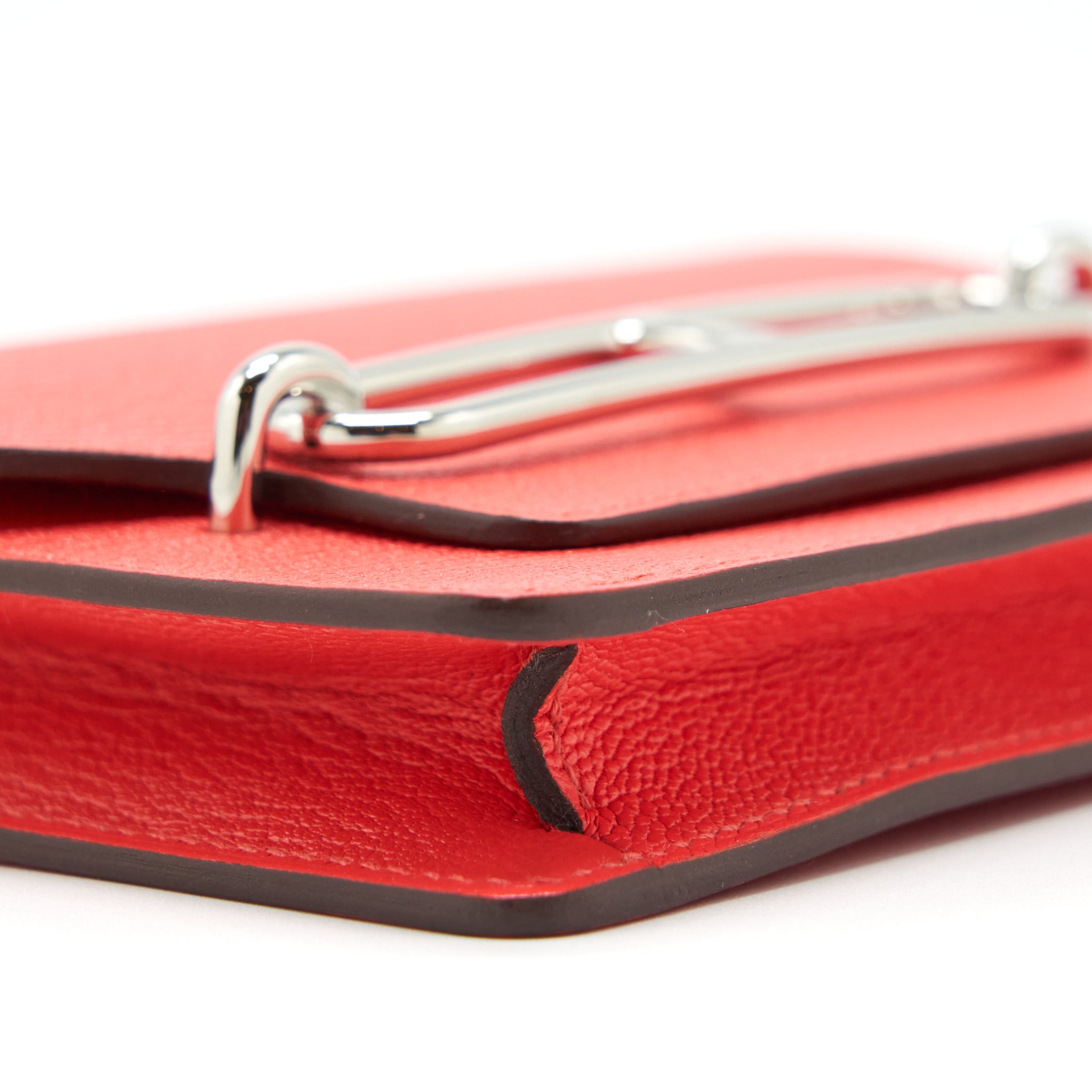 HERMES ROULIS SLIM EVERCOLOR ROSE TEXAS SHW