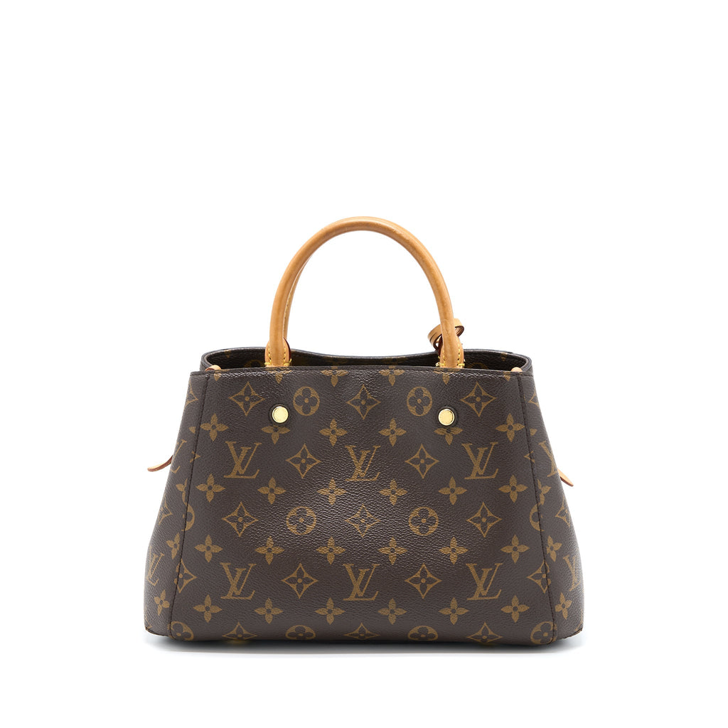 LOUIS VUITTON MONTAIGNE BB MONOGRAM CANVAS GHW