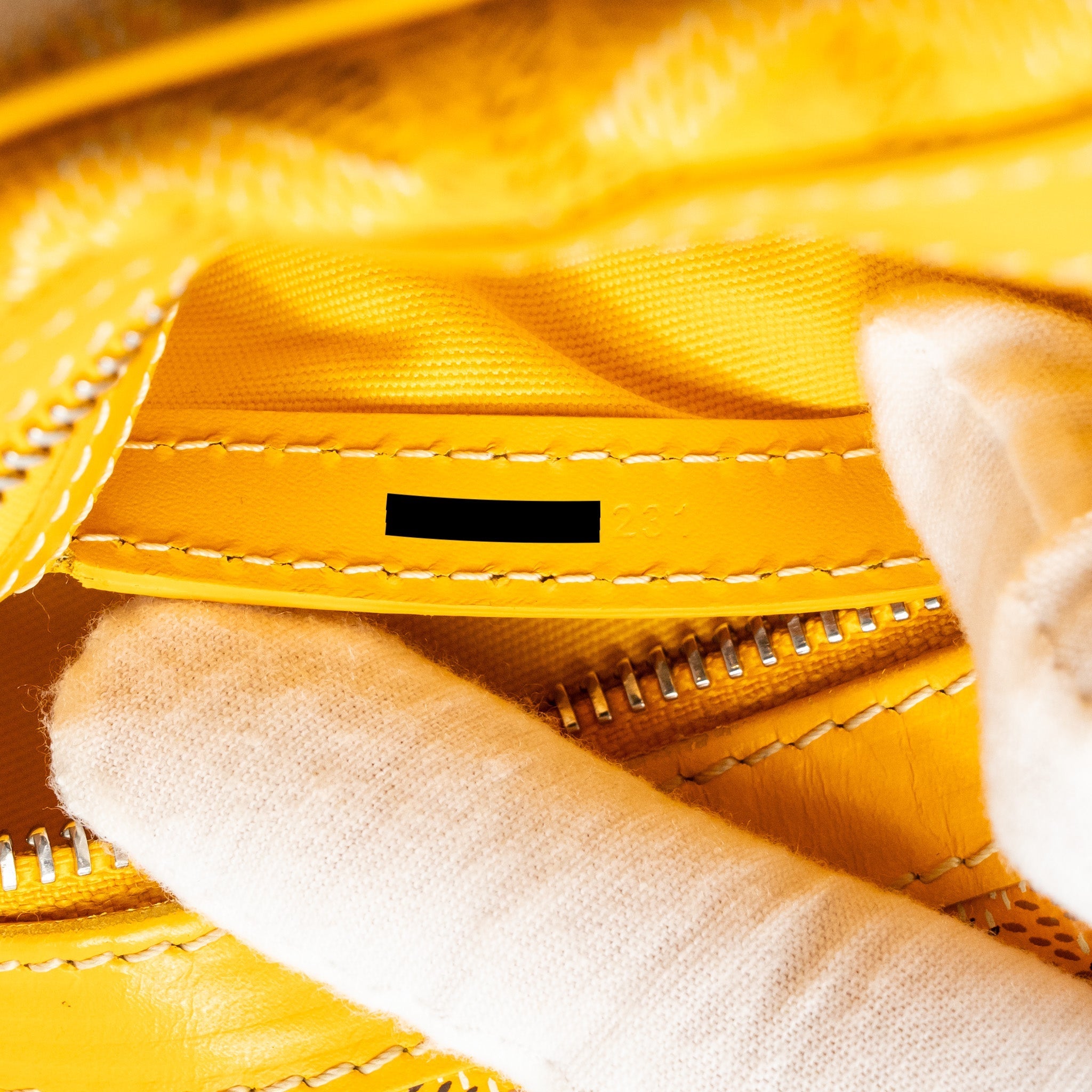 GOYARD CAPE VERT PM CROSSBODY BAG GOYARDLINE CANVAS YELLOW SHW
