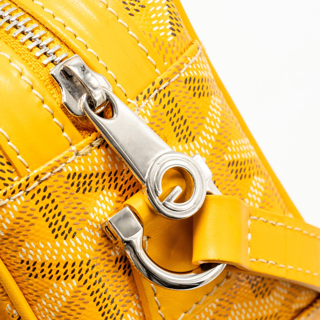 GOYARD CAPE VERT PM CROSSBODY BAG GOYARDLINE CANVAS YELLOW SHW