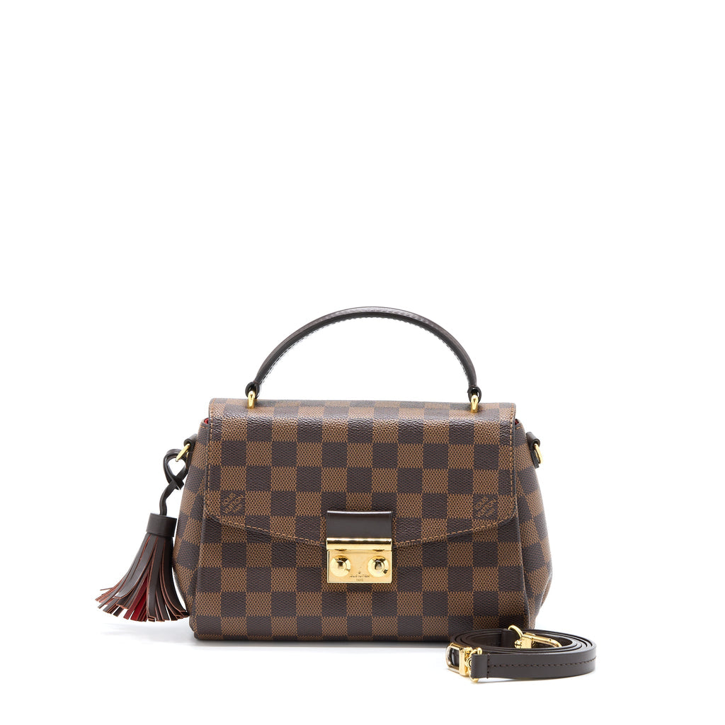 LOUIS VUITTON CROISETTE DAMIER EBENE GHW