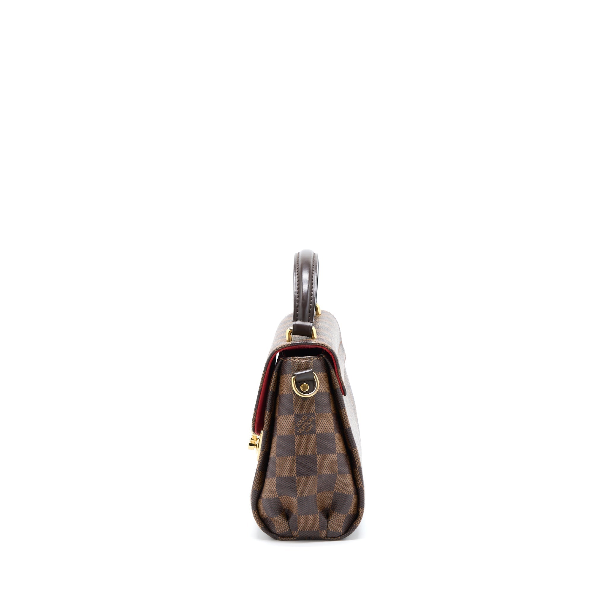 LOUIS VUITTON CROISETTE DAMIER EBENE GHW