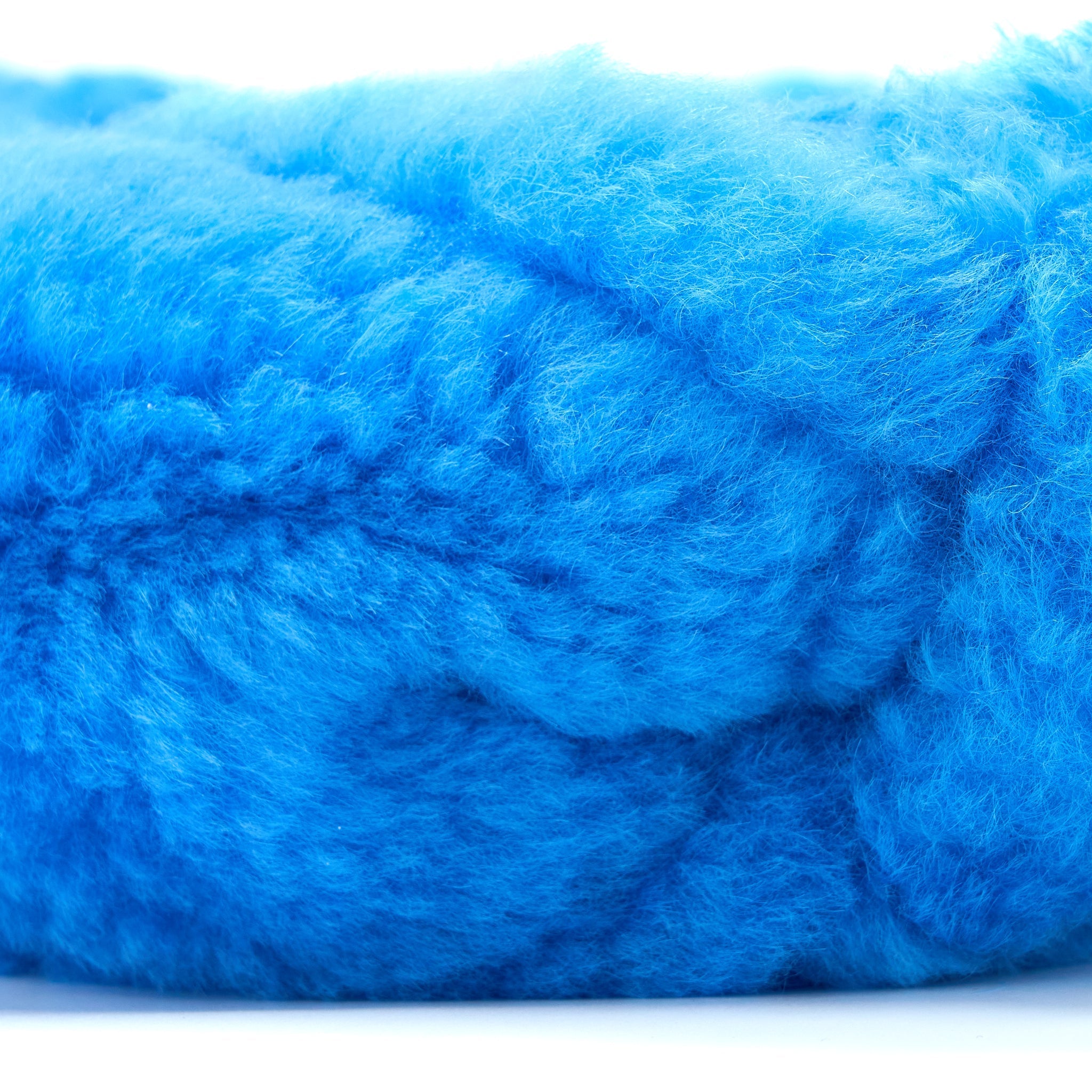 BOTTEGA VENETA FUR BAG WITH CHAIN SHEARLING/LAMBSKIN BLUE SHW