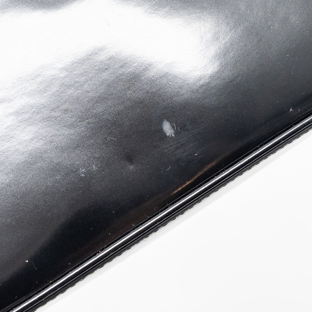 SAINT LAURENT LE 5 A 7 SHINY CALFSKIN BLACK SHW