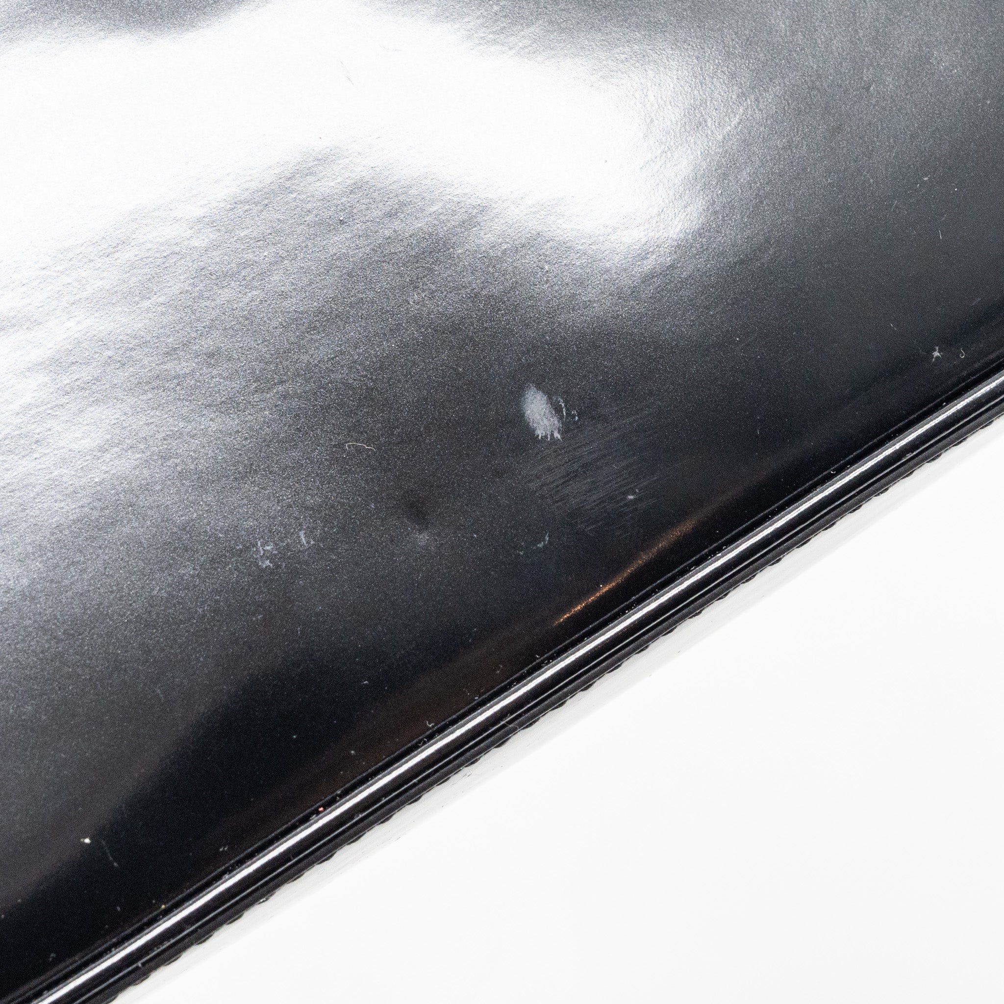 SAINT LAURENT LE 5 A 7 SHINY CALFSKIN BLACK SHW