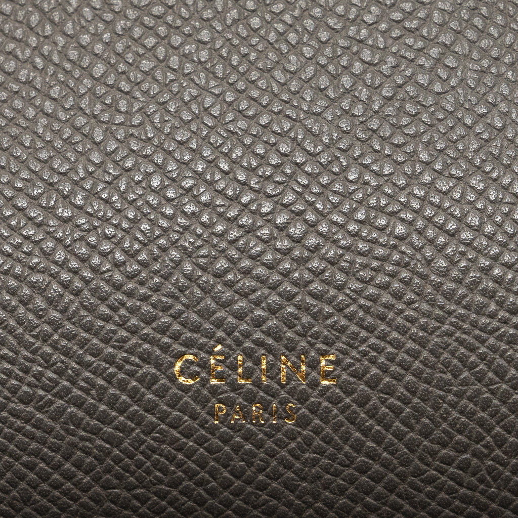 CELINE NANO BELT BAG CALFSKIN GREY GHW