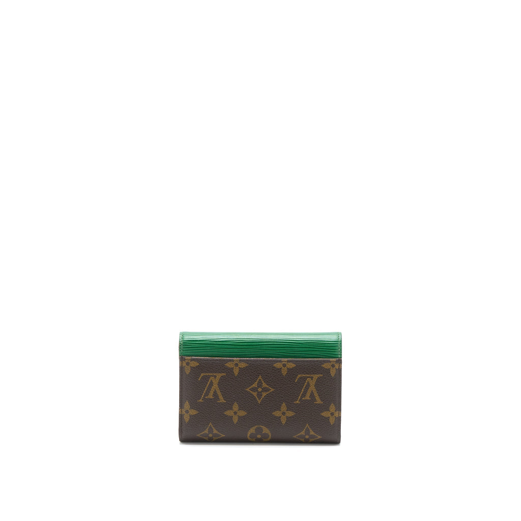 LOUIS VUITTON COMPACT WALLET EPI / MONOGRAM CANVAS SHW