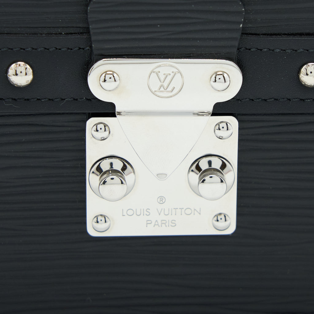 LOUIS VUITTON TRUNK CHAIN WALLET EPI BLACK SHW