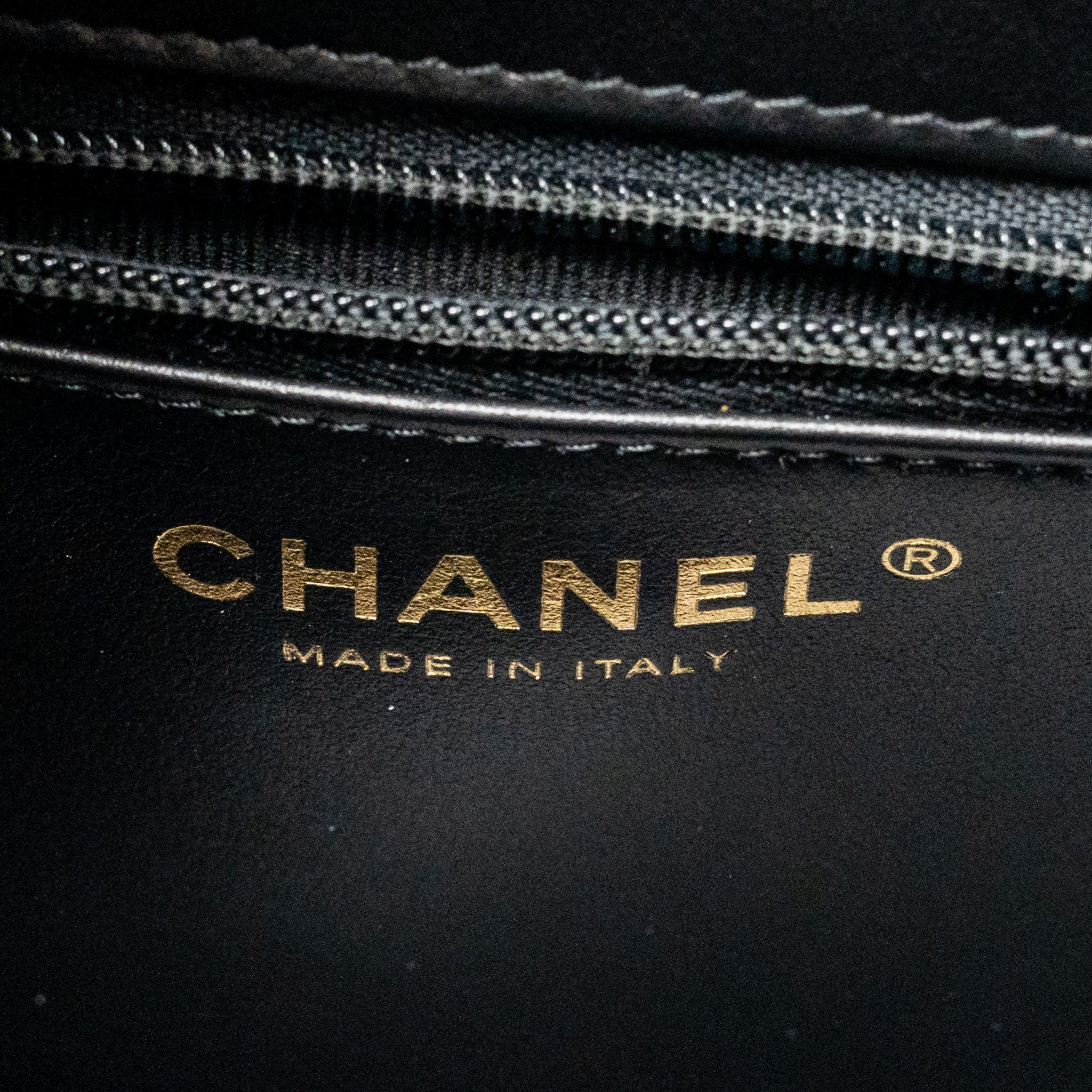 CHANEL MINI KELLY SHOPPING TOTE BAG CALFSKIN BLACK GHW (MICROCHIP)