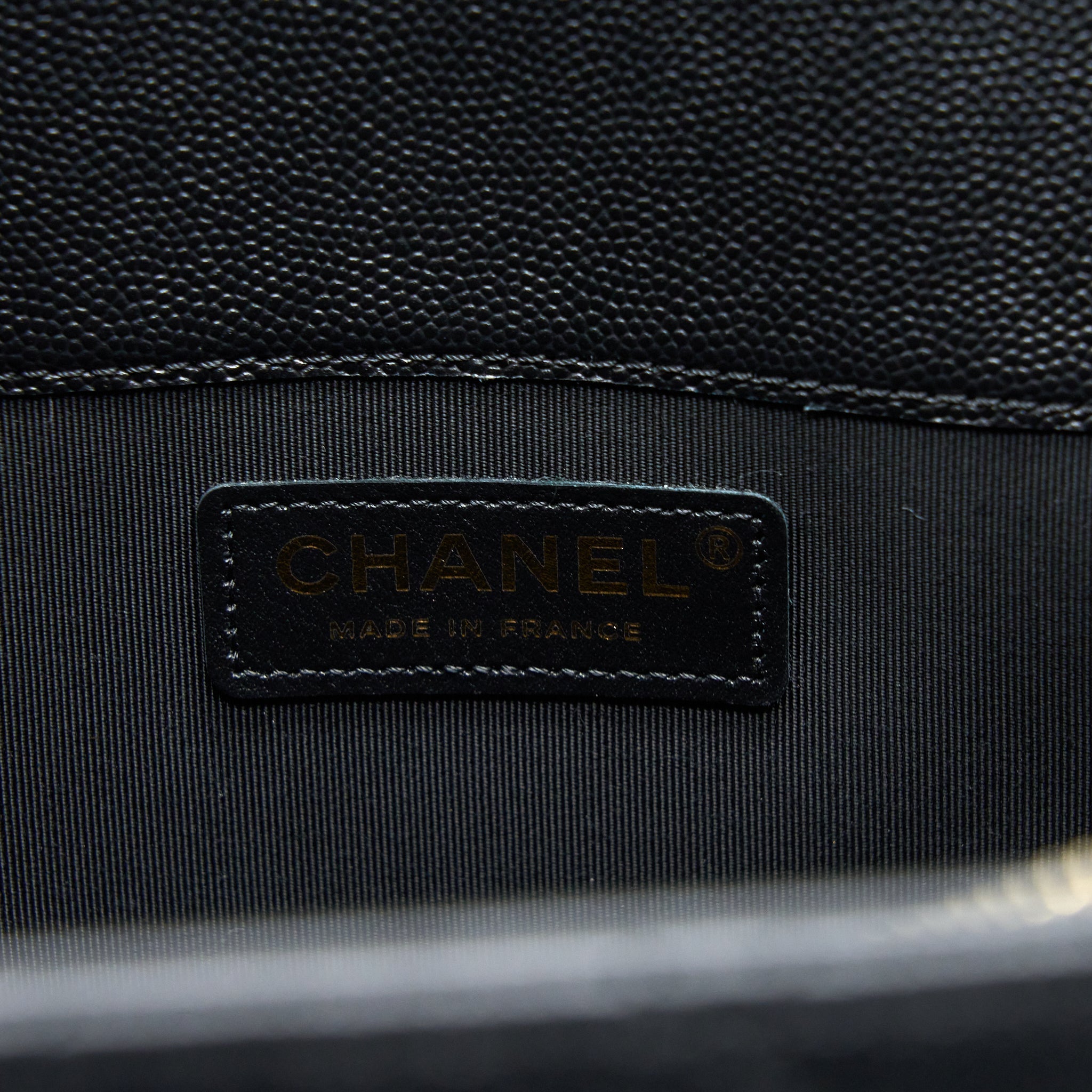 CHANEL 19C LARGE SHOPPING TOTE BAG CAVIAR BLACK LGHW