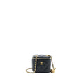 CHANEL PEARL CRUSH MINI VANITY LAMBSKIN BLACK GHW