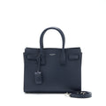 SAINT LAURENT/YSL BABY SAC DE JOUR  CALFSKIN NAVY SHW