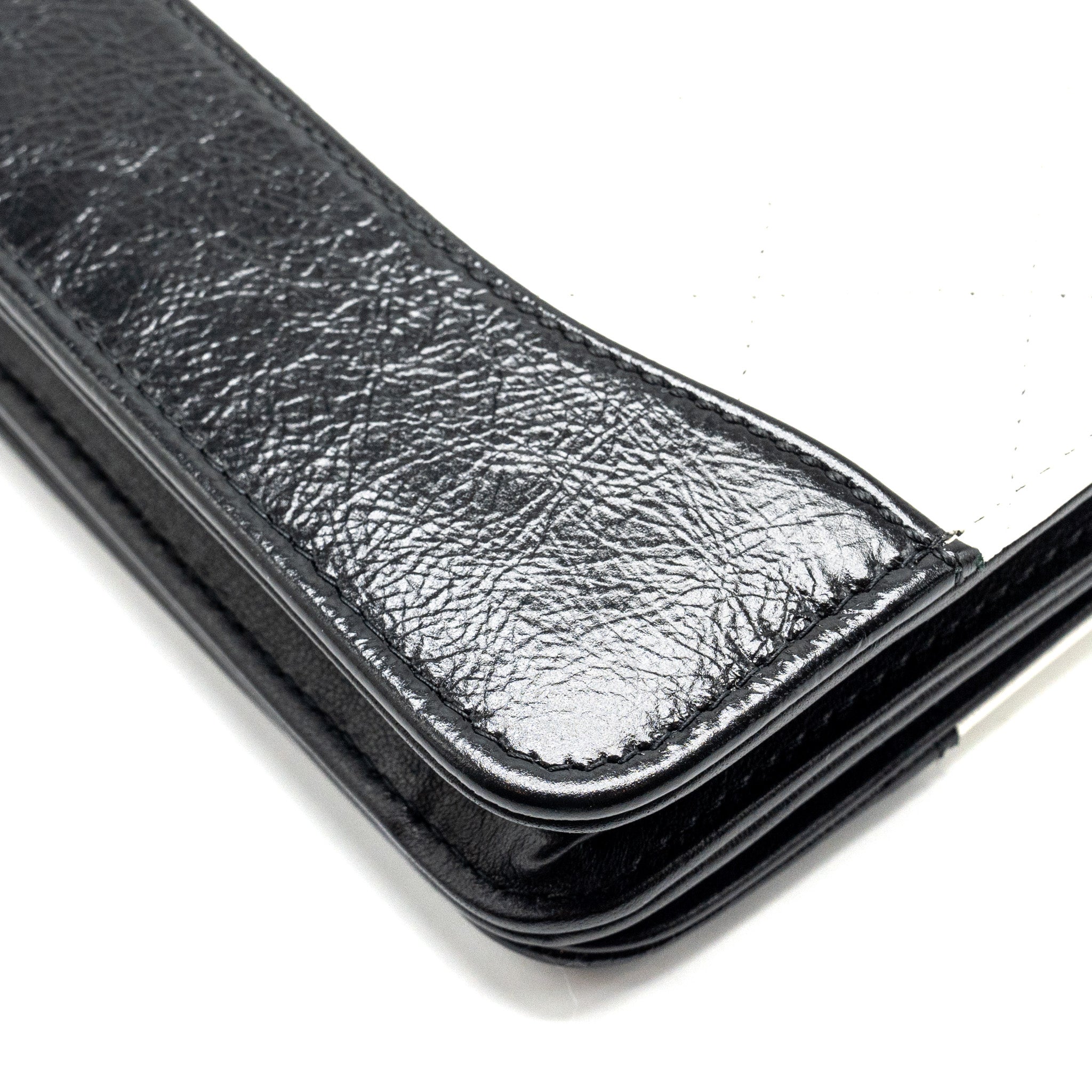 CHANEL GABRIELLE WALLET ON CHAIN CALFSKIN WHITE / BLACK MULTICOLOUR HARDWARE