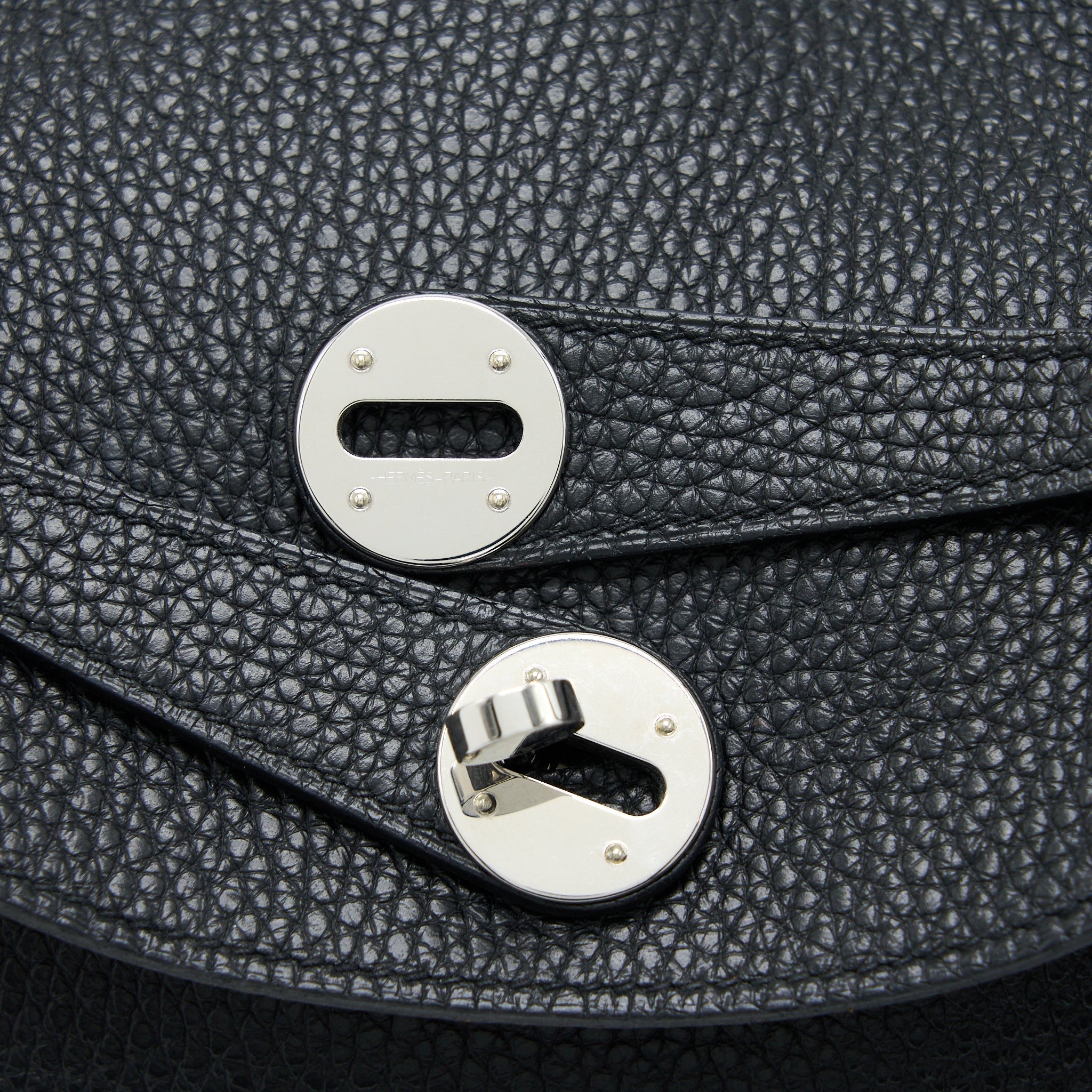 HERMES LINDY 30 CLEMENCE BLACK/TOFFEE SHW