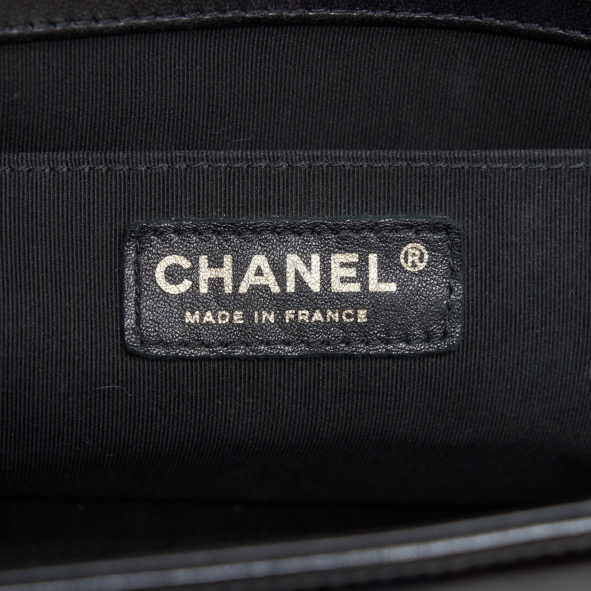 CHANEL MEDIUM LE BOY PATENT LEATHER BLACK LGHW