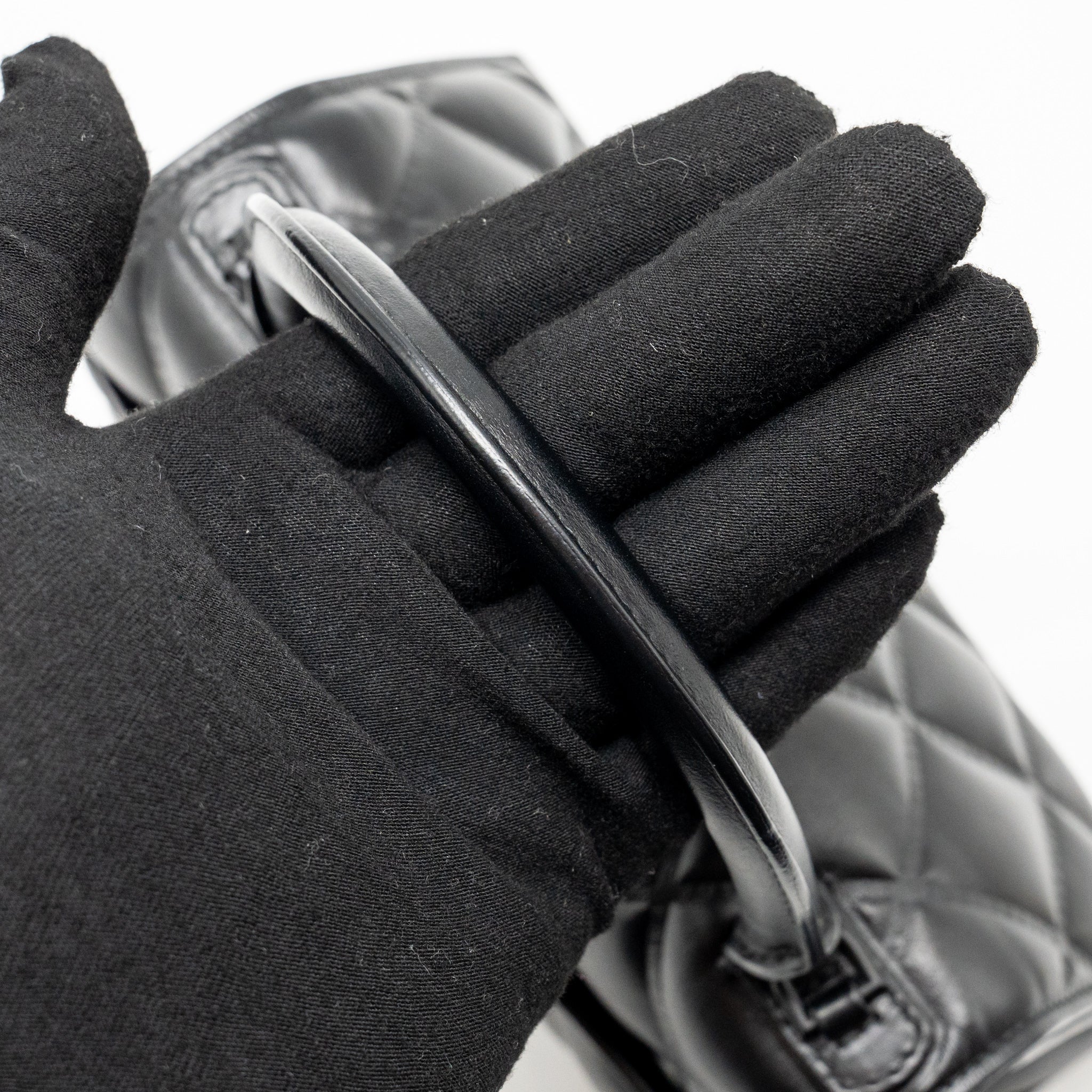BALENCIAGA SMALL HOURGLASS BAG QUILTED CALFSKIN SO BLACK